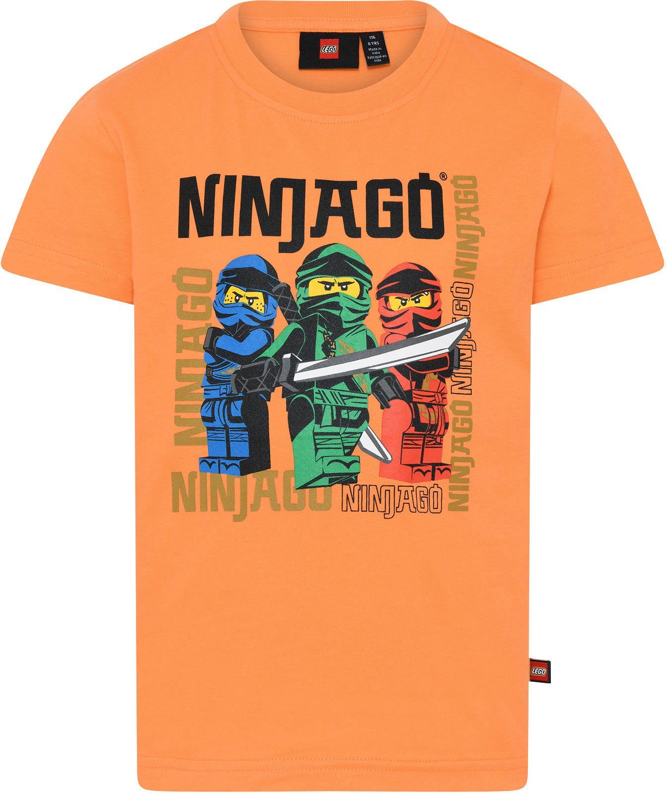 LEGO® Wear Print-Shirt pastel orange