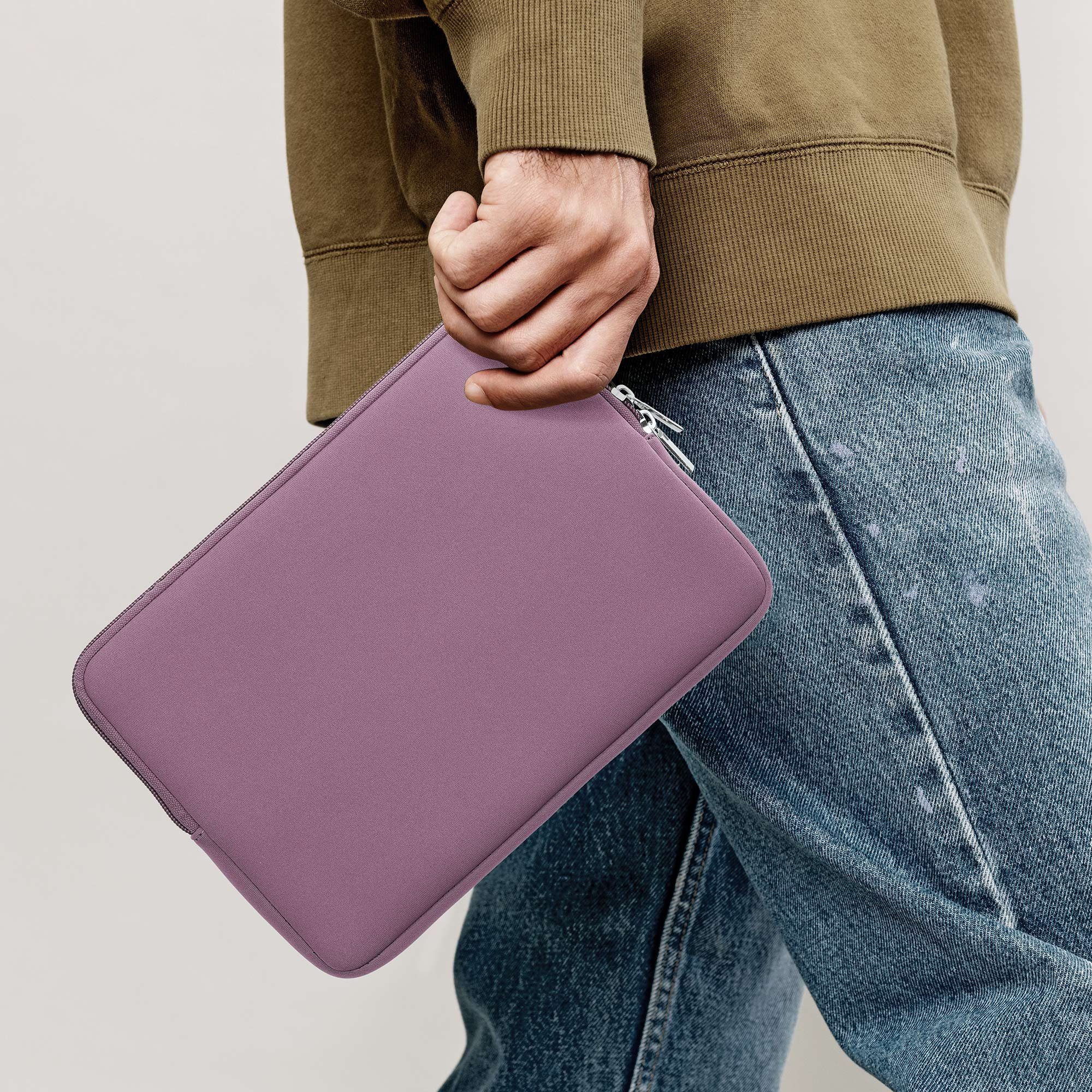 kwmobile Tablet-Hülle Tablet Hülle für 9,7"-11" Tablet, Universal Neopren Tasche Cover Case - Schutzhülle Sleeve in Lavendel – Bild 2 von 5