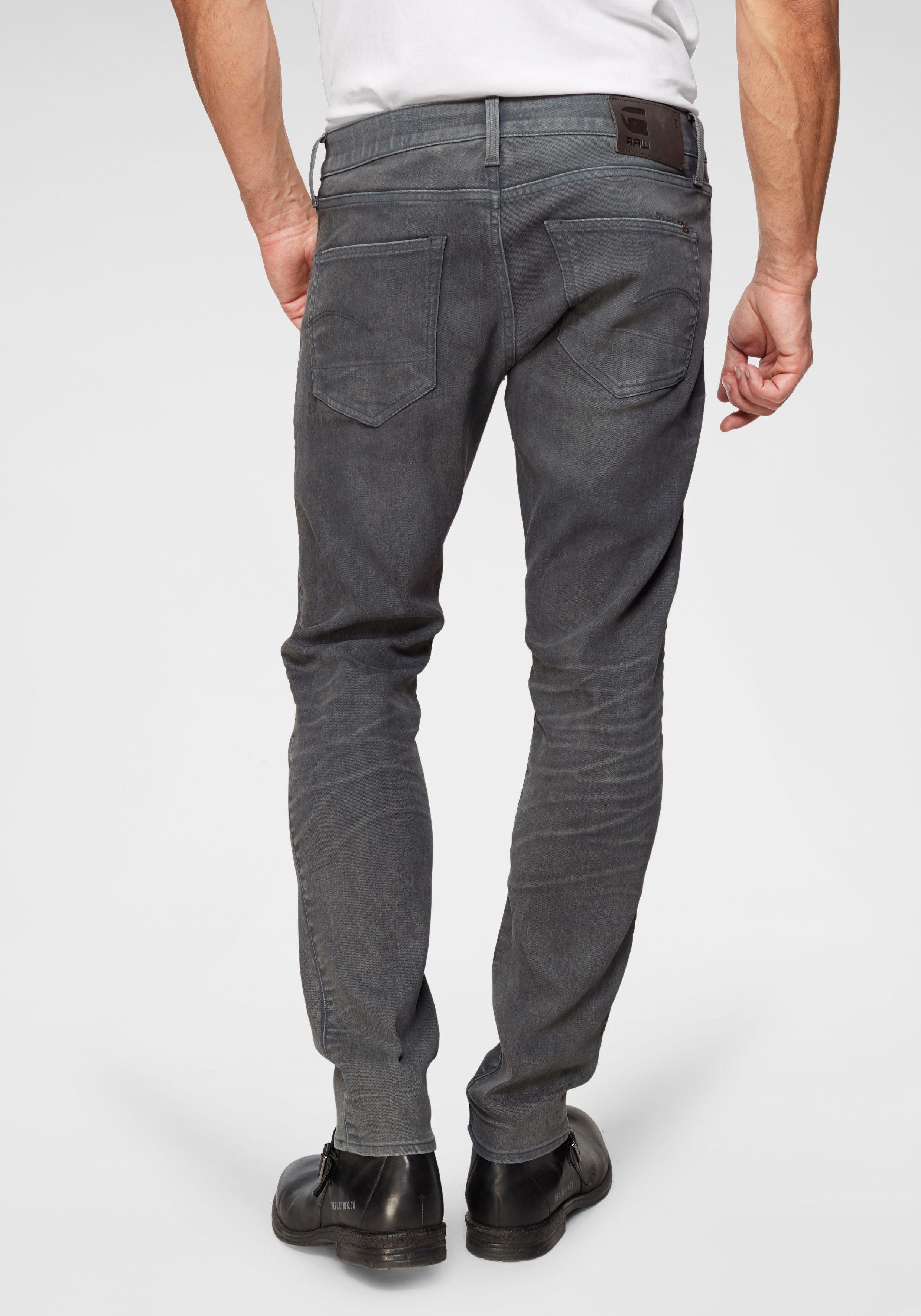 cobler 3301 RAW Slim dark G-Star aged Slim-fit-Jeans