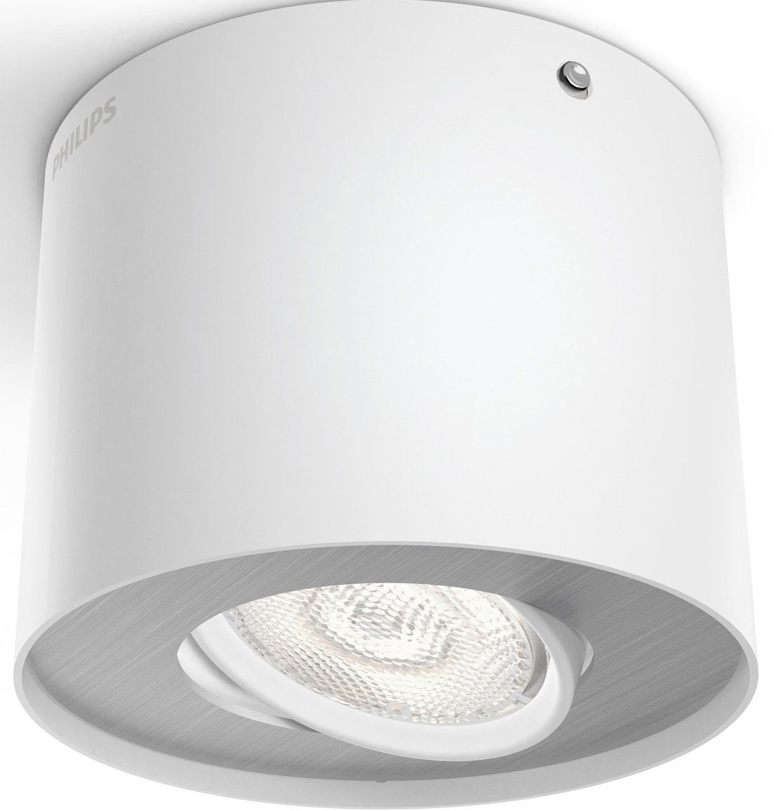 Philips Deckenspot Phase, LED fest integriert, Warmweiß, myLiving LED Spot  1flg. 500lm Weiß | Deckenstrahler