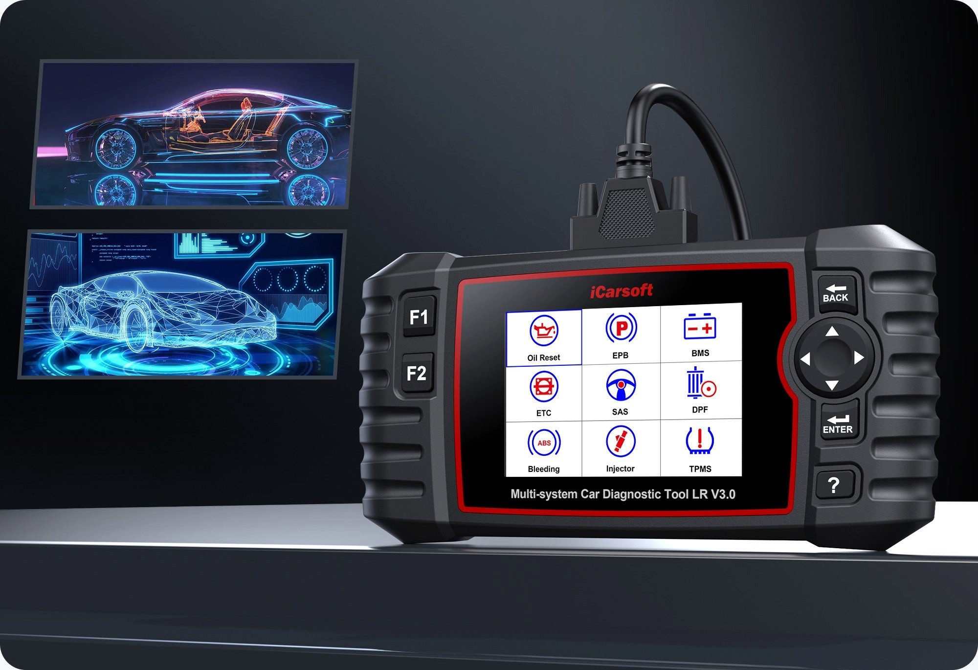 iCarsoft OBD2-Diagnosegerät iCarsoft OP V3.0 OBD Diagnosegerät für OPEL / VAUXHALL - Default Title – Bild 3 von 5