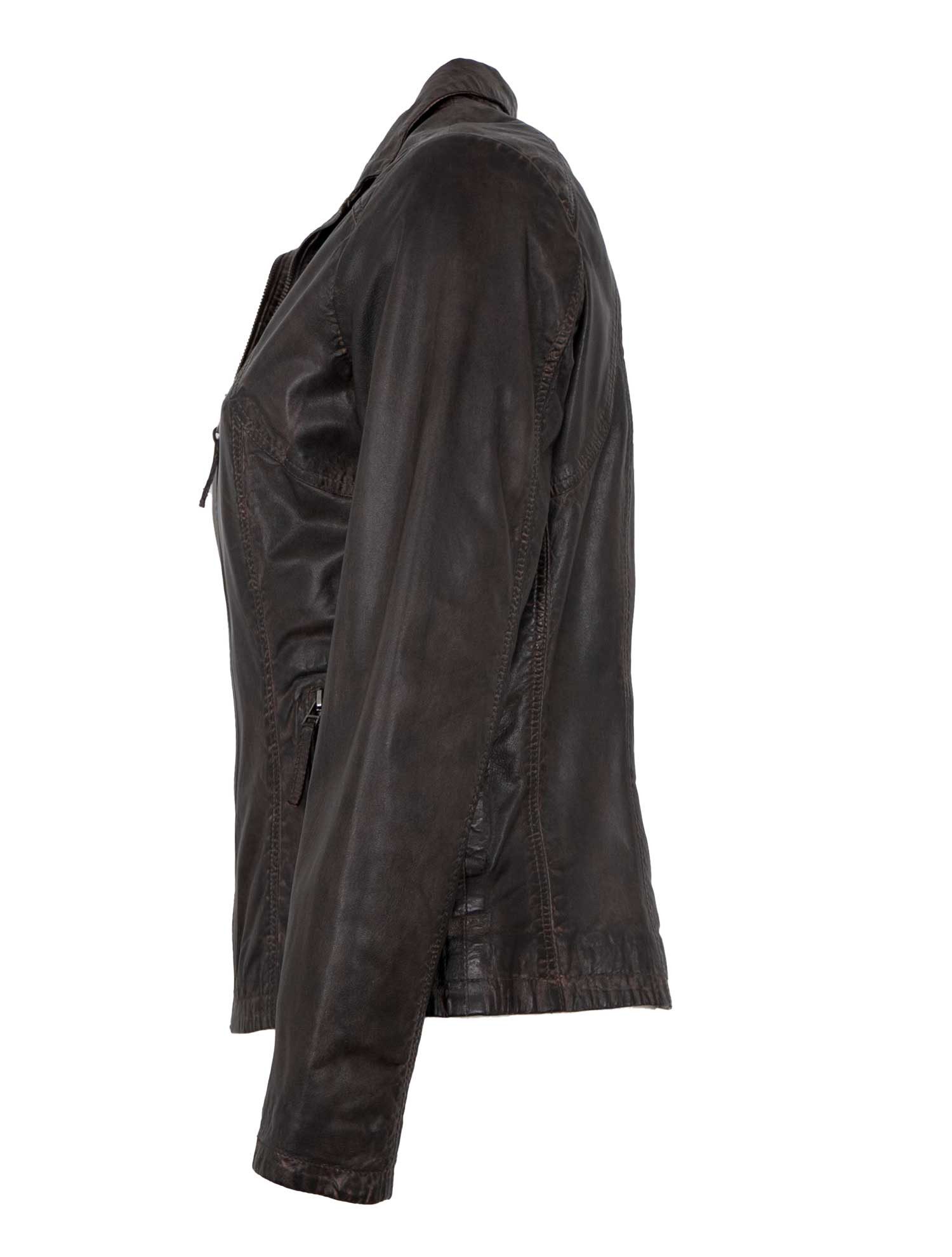 Maddox Lederjacke Diana MADDOX - Damen Lederjacke Lammnappa coffee günstig online kaufen