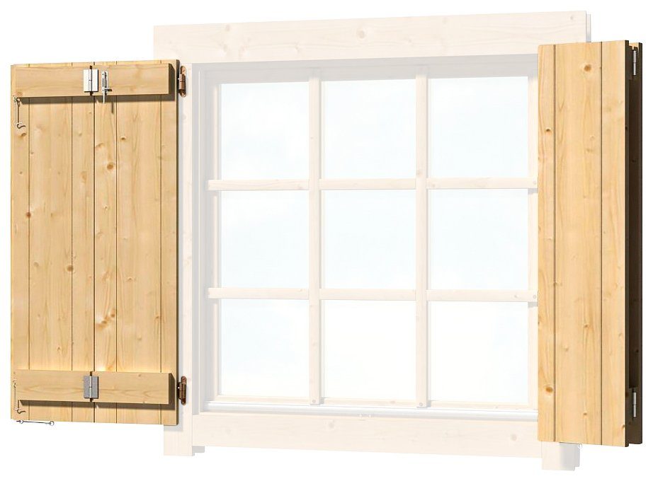LASITA MAJA Вікноladen, BxH: 88x88 cm, für Gartenhaus »Colorado«