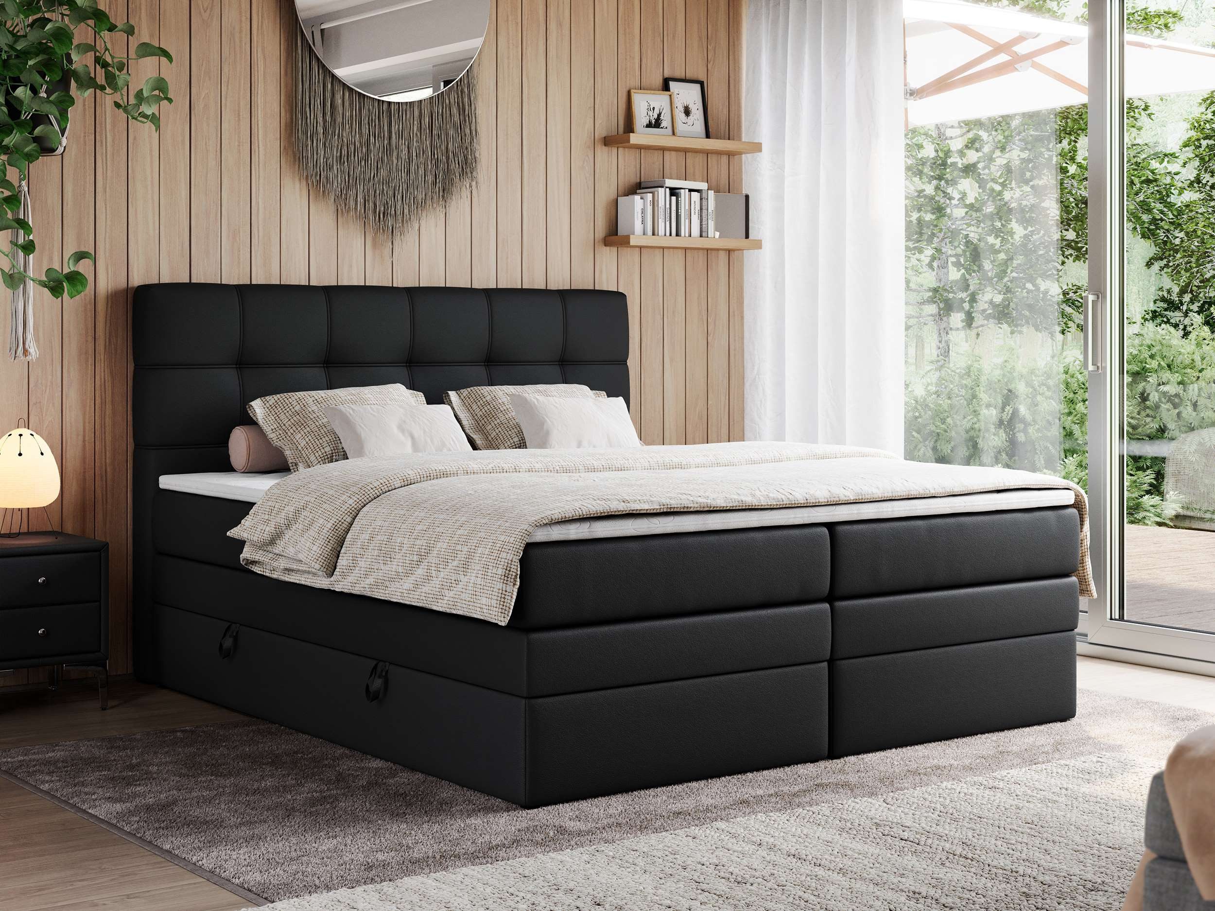 MKS MÖBEL Boxspringbett ERNI KING (T30-Schaum, günstig online kaufen