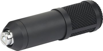 Hyrican Mikrofon USB Streaming Mikrofon Set ST-SM50 mit Mikrofonarm, Spinne & Popschutz
