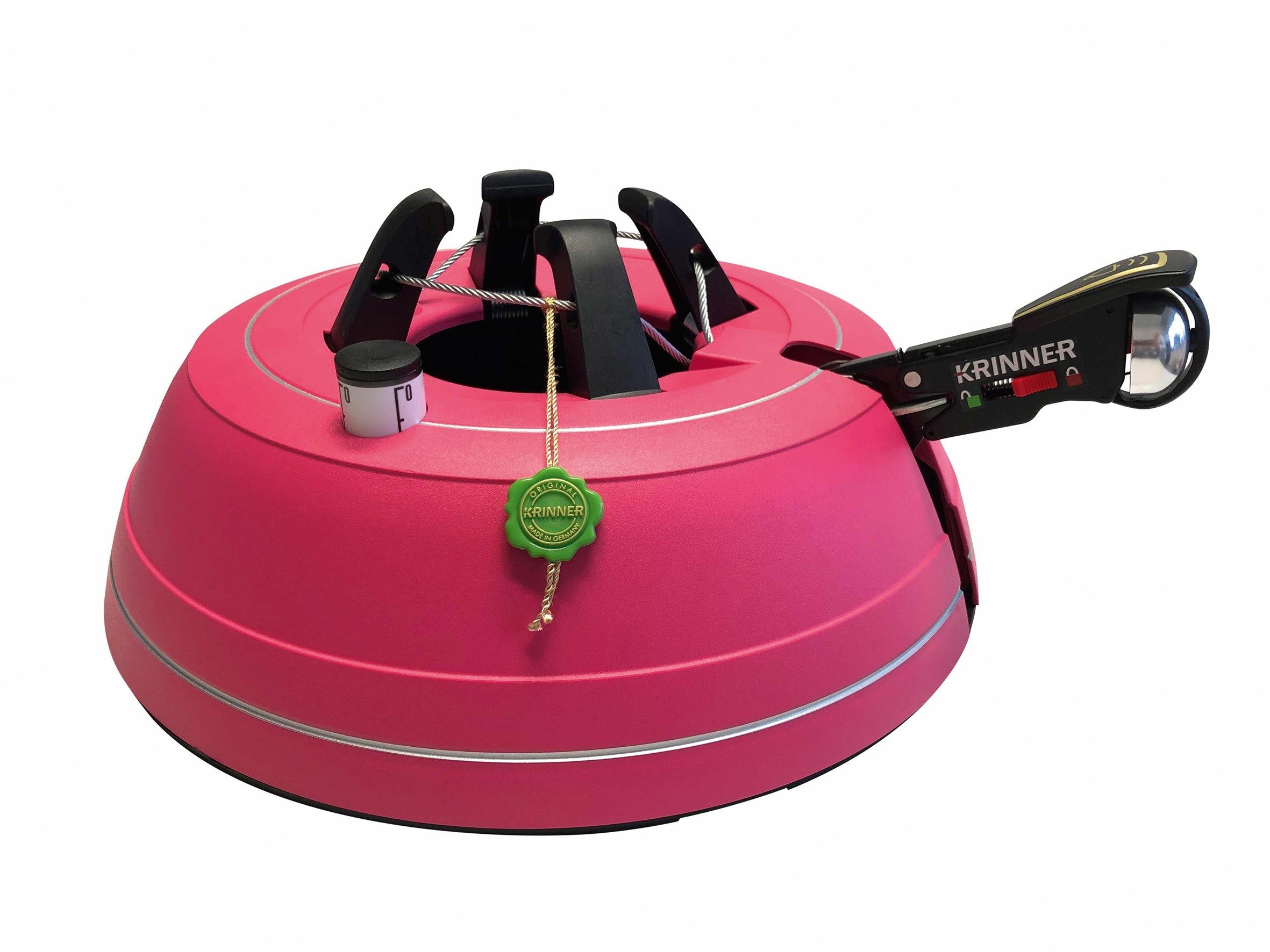 Krinner Christbaumständer KRINNER Premium L Pink (1-tlg), Original-Rundum-Einseil-Technik