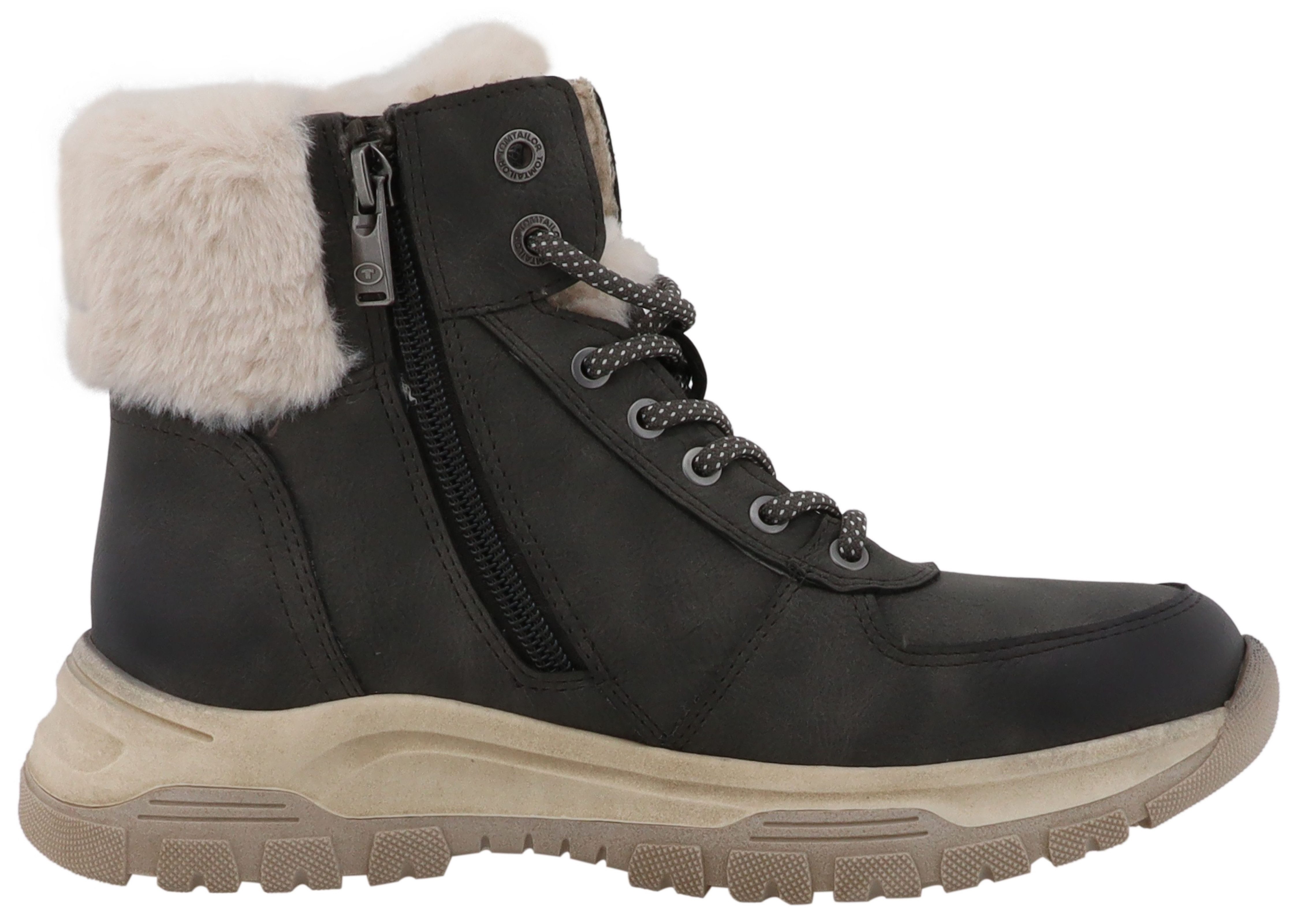 TOM TAILOR Winterboots Winterboots, Schnürboots mit TEX-Membrane, Weite G