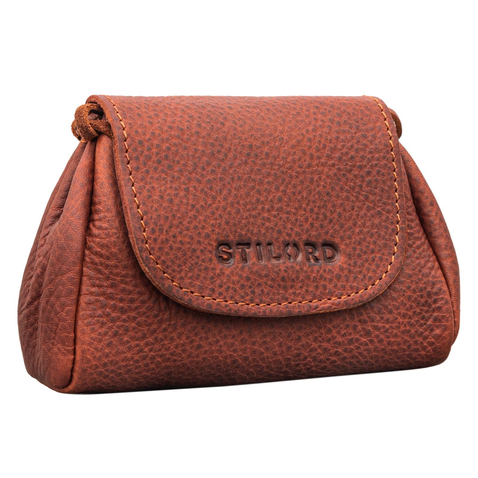 STILORD Geldbörse "Bronn" Vintage Lederbeutel Kleingeld Müzbeutel aus echte günstig online kaufen