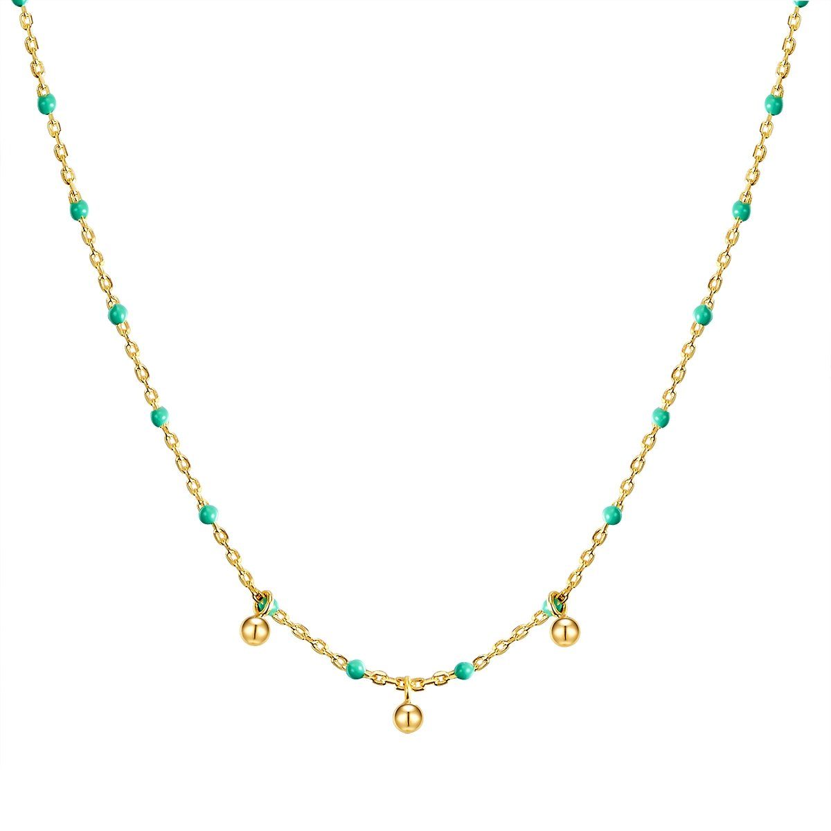 Silberkette gelbgold