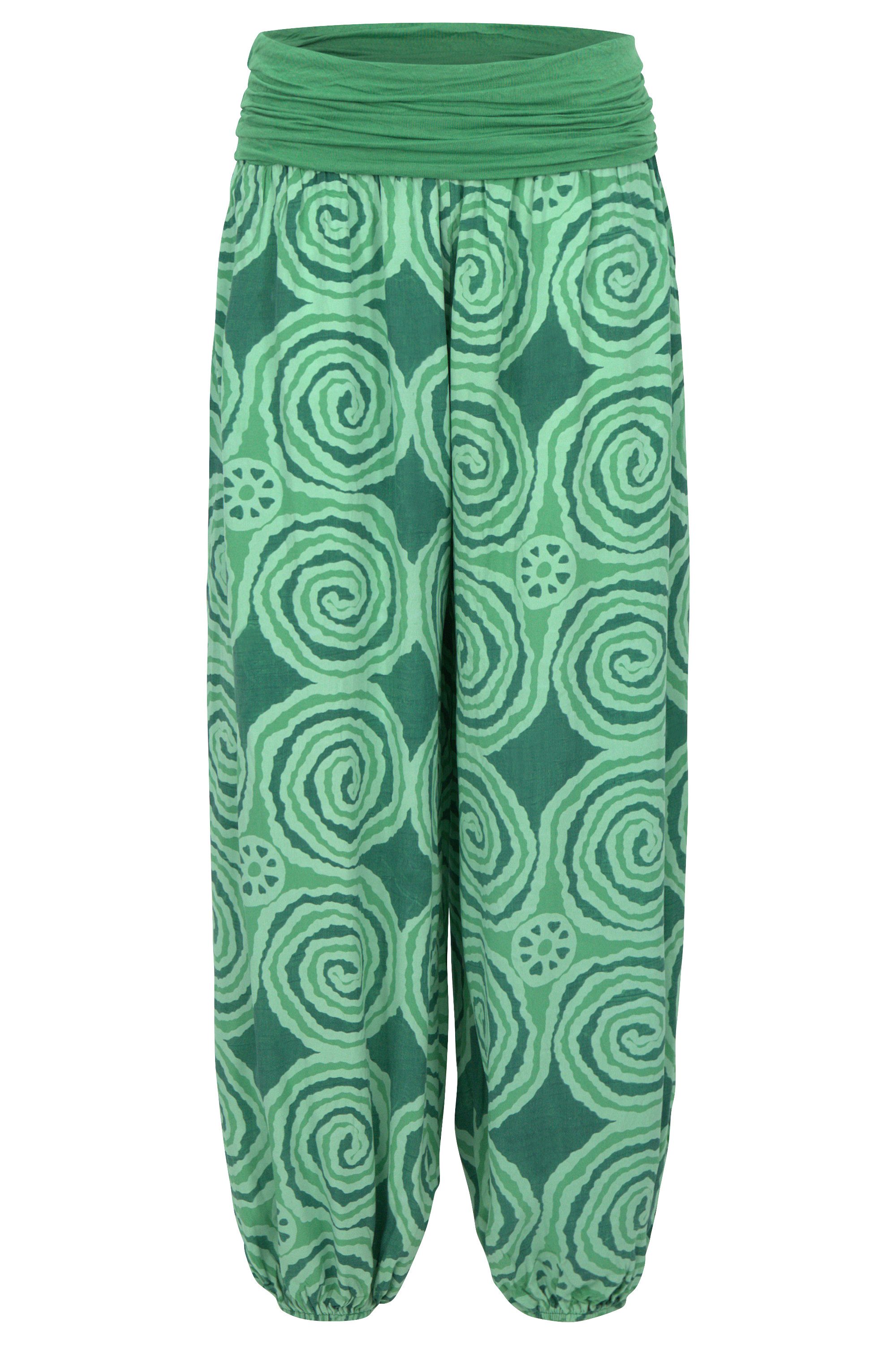 Haremshose malito Damen Pumphose mit Kreis Muster, Haremshose zum Tanzen, Aladi