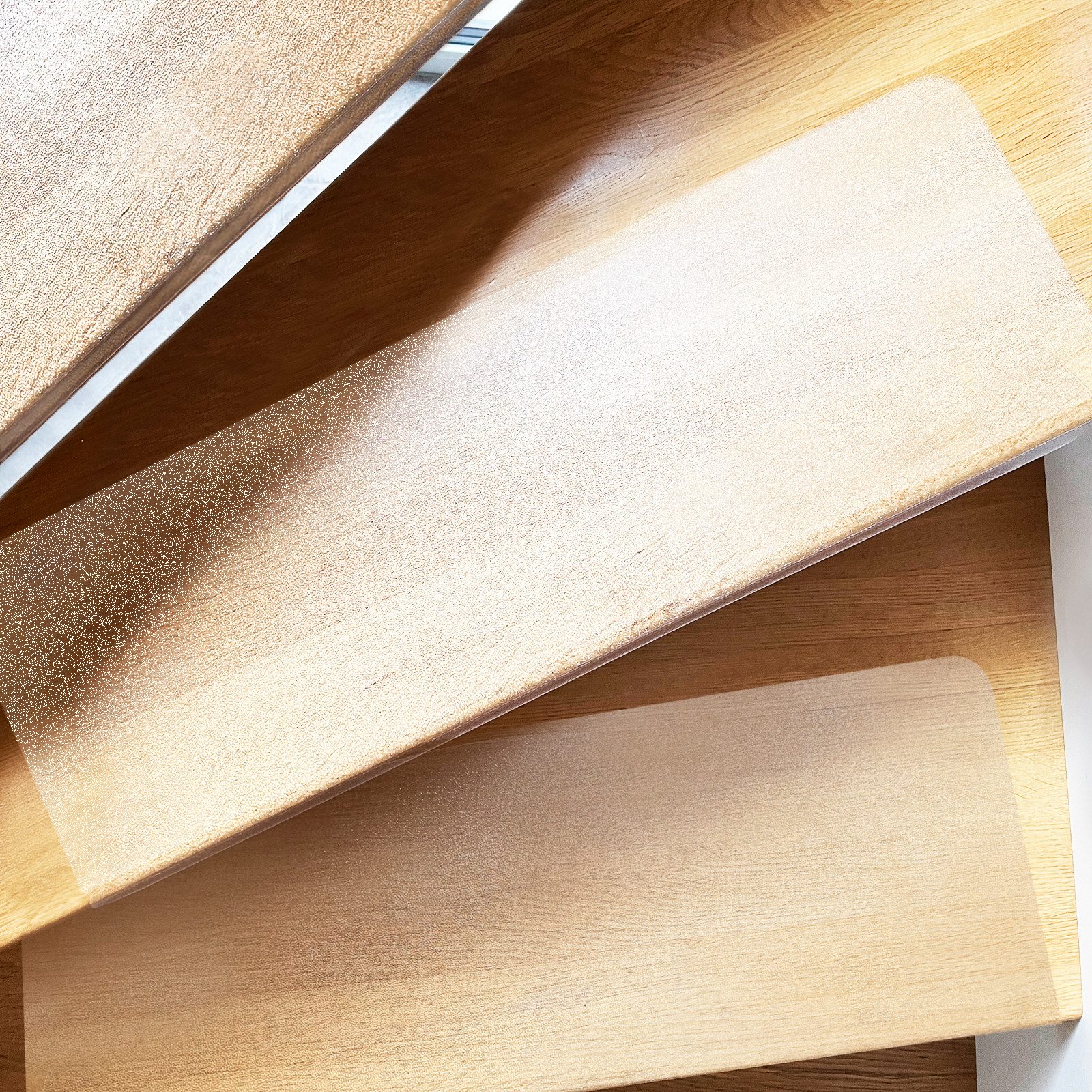 Kubus Stufenmatte Alp, Halbrund oder Rechteckig, Rechteckig, Transparenter günstig online kaufen