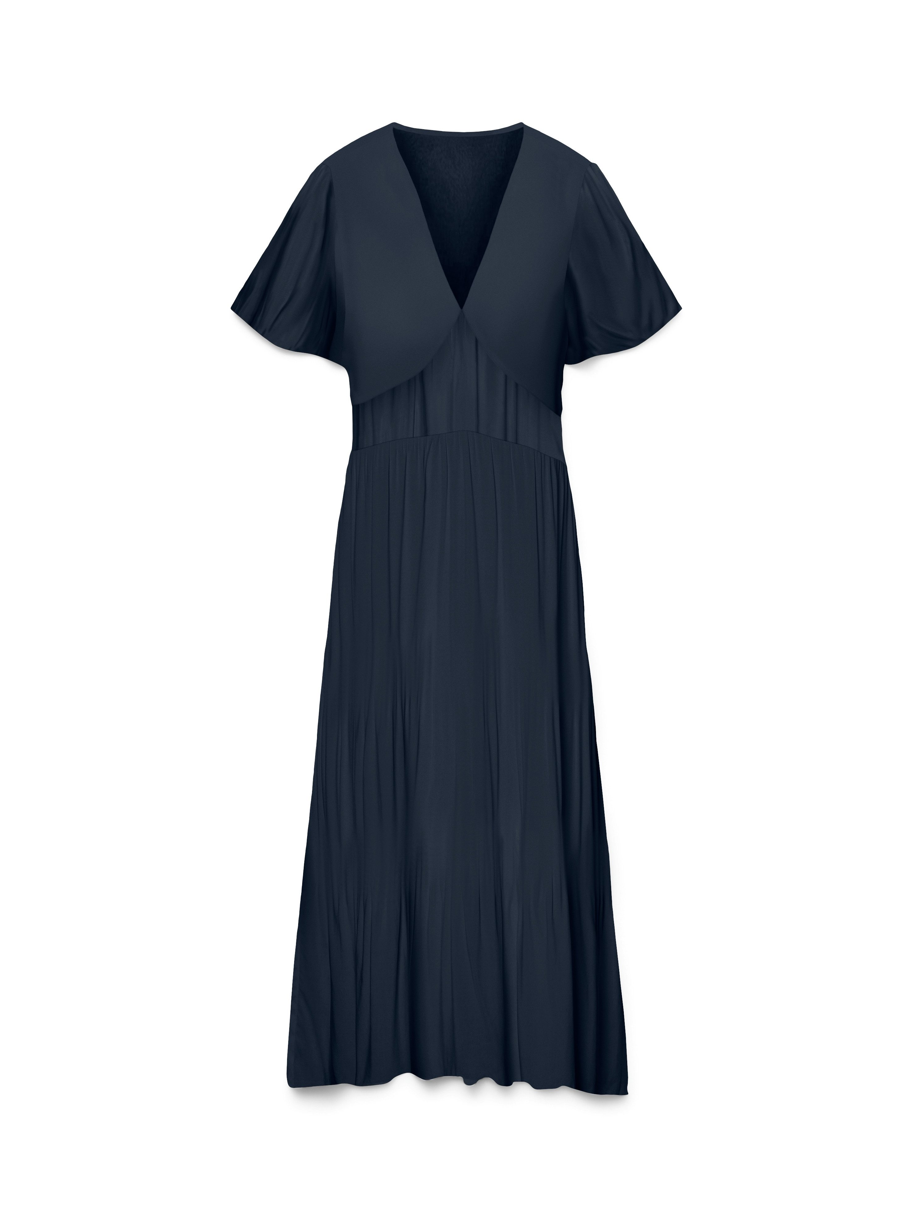 Vero Moda Sommerkleid VMMENNY SS 7/8 V-NECK DRESS WVN GA Viskose