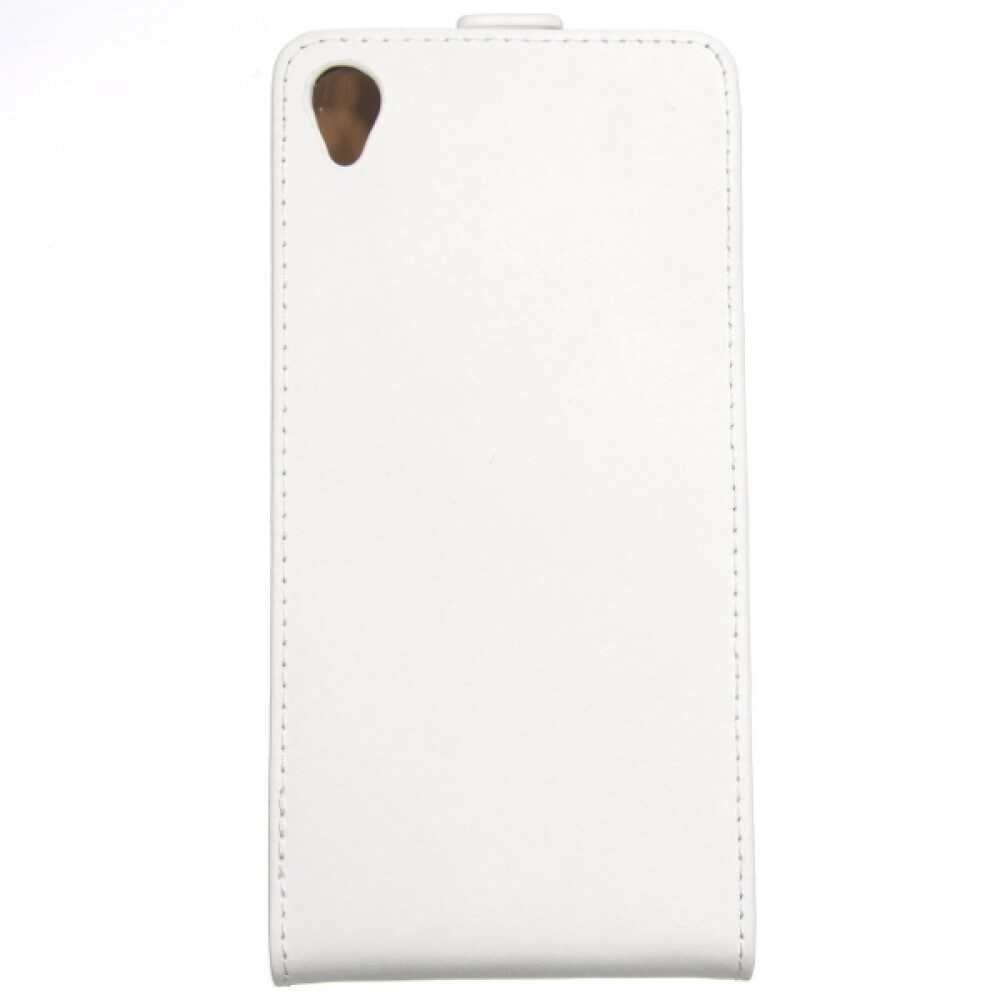 Handytasche Slim Leder Flip Handyhülle für Sony Z3 - Weiß Tasche Schutz Case (Flip Cover)