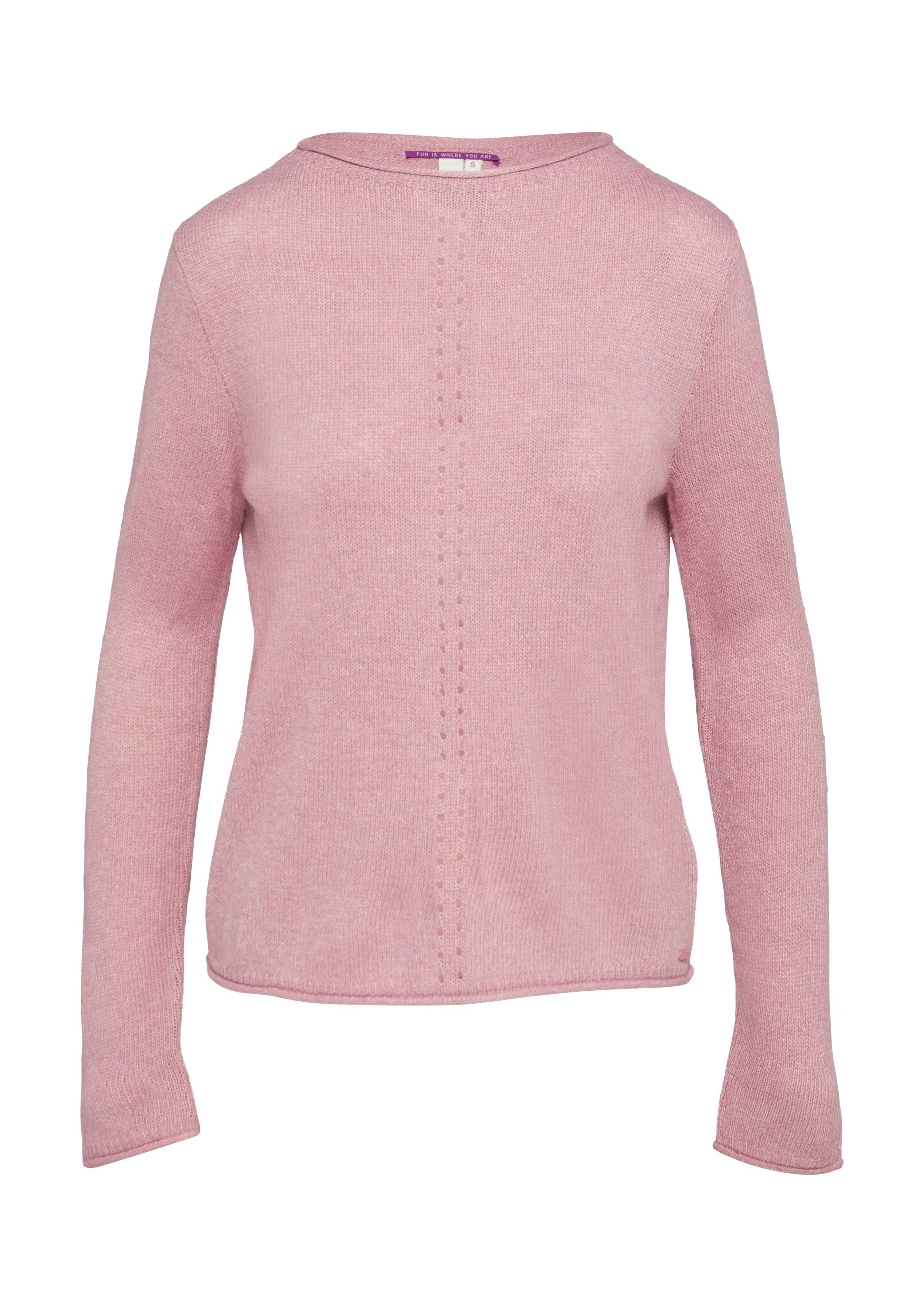 QS Longpullover Strickpullover Weicher Strickpullover mit günstig online kaufen