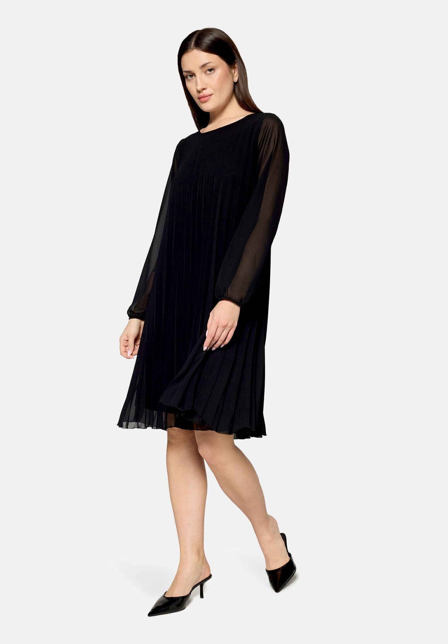 Betty&Co Chiffonkleid Damen mit Plissee