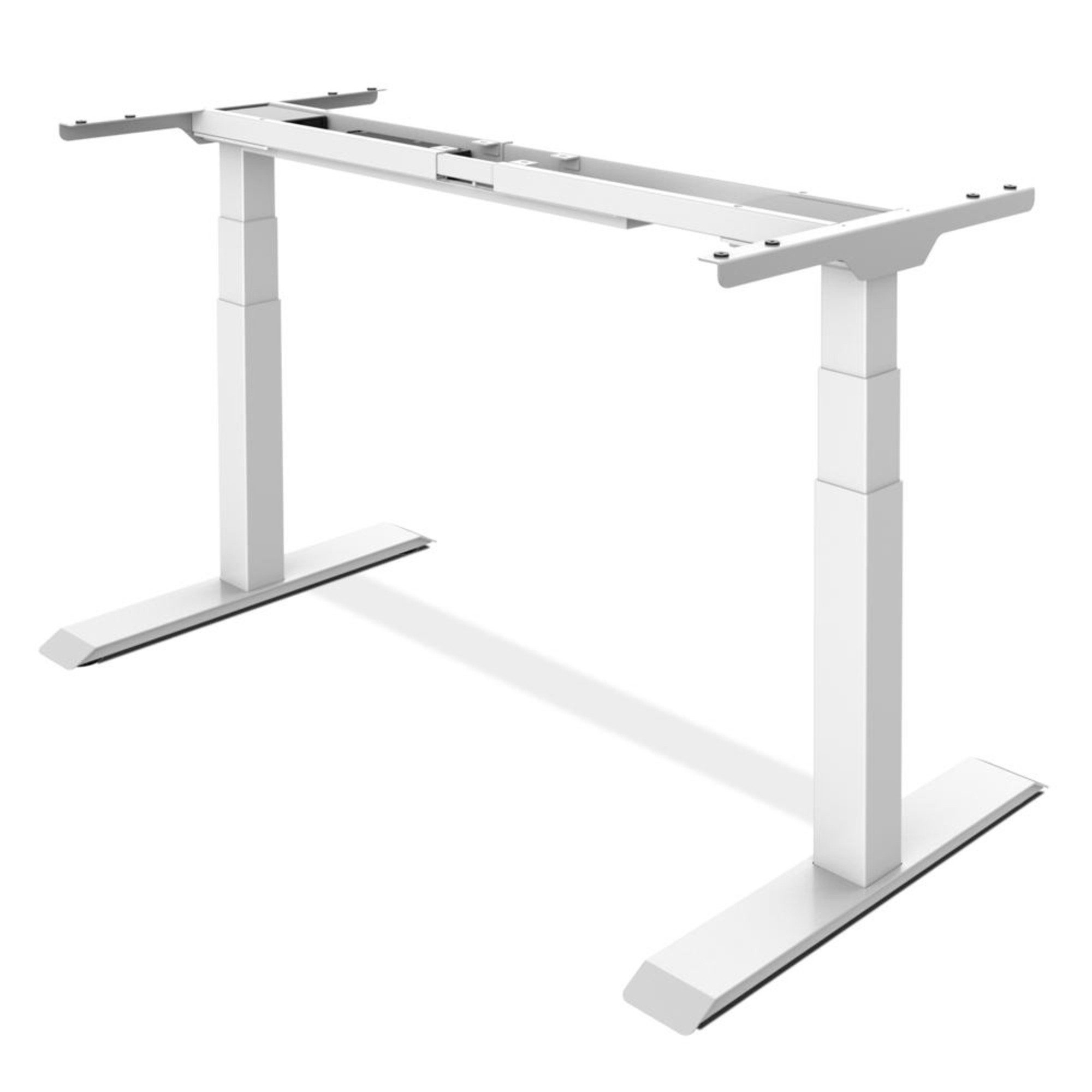 Schreibtisch Tischgestell 580-1230mm elektrisch höhenverstellbar weiß