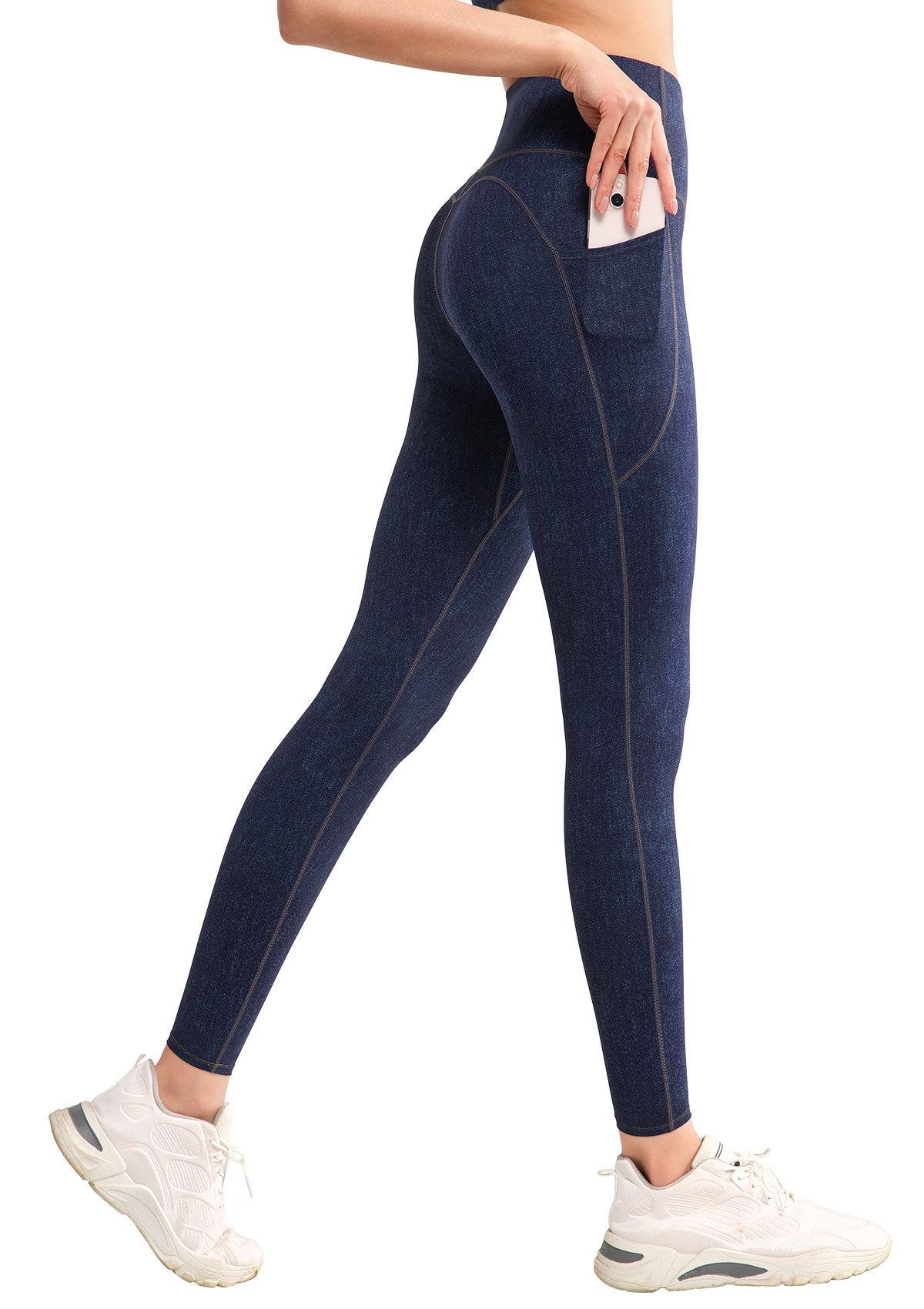 Yvette Jeansleggings Damen sport Leggings in günstig online kaufen