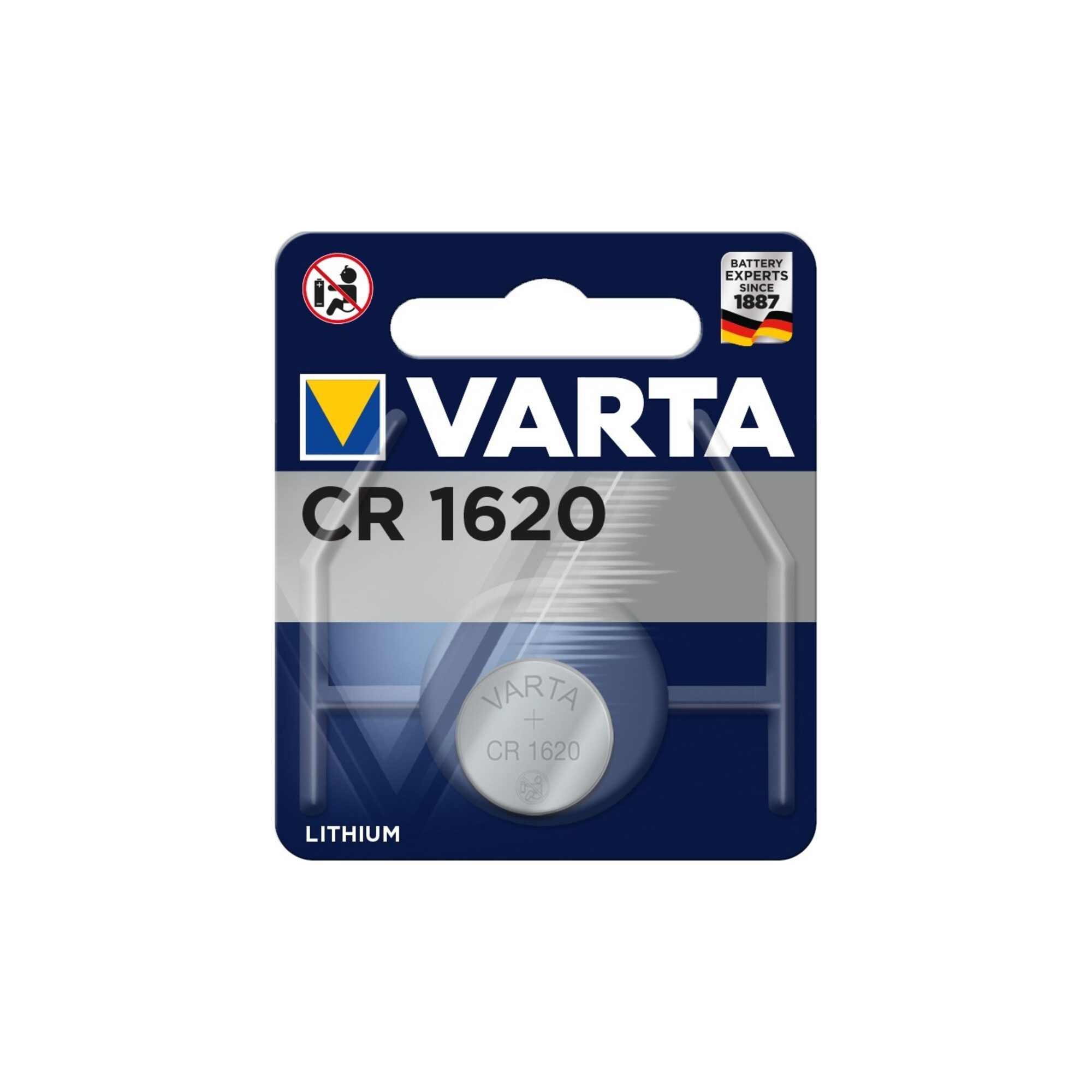 VARTA Varta Knopfzelle Professional Electronics 3 V 70 mAh CR1620 16,0x2,0mm Batterie