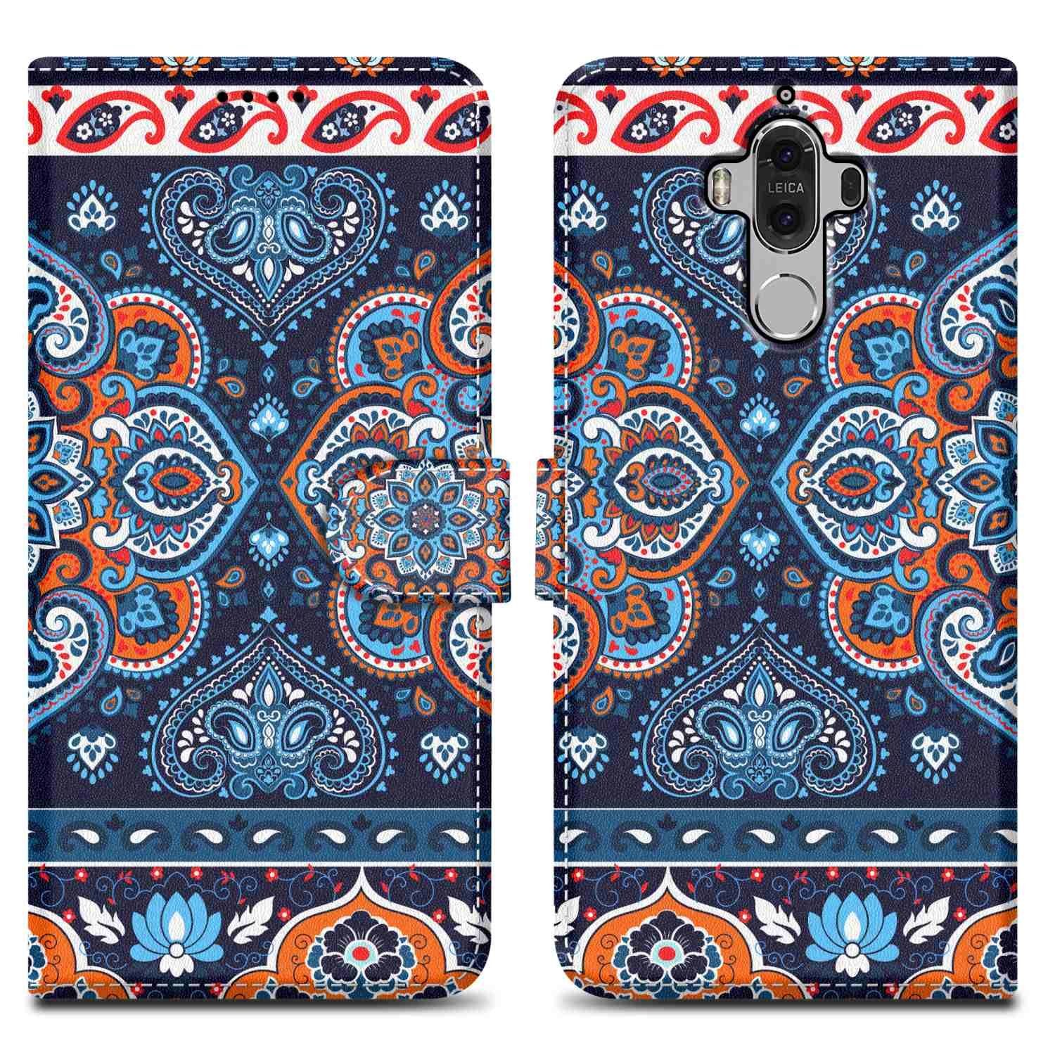 Cadorabo Handyhülle für Huawei MATE 9 Hülle Huawei MATE 9, Handy Schutzhülle - Hülle, Standfunktion, Kartenfach, Magnetverschluss