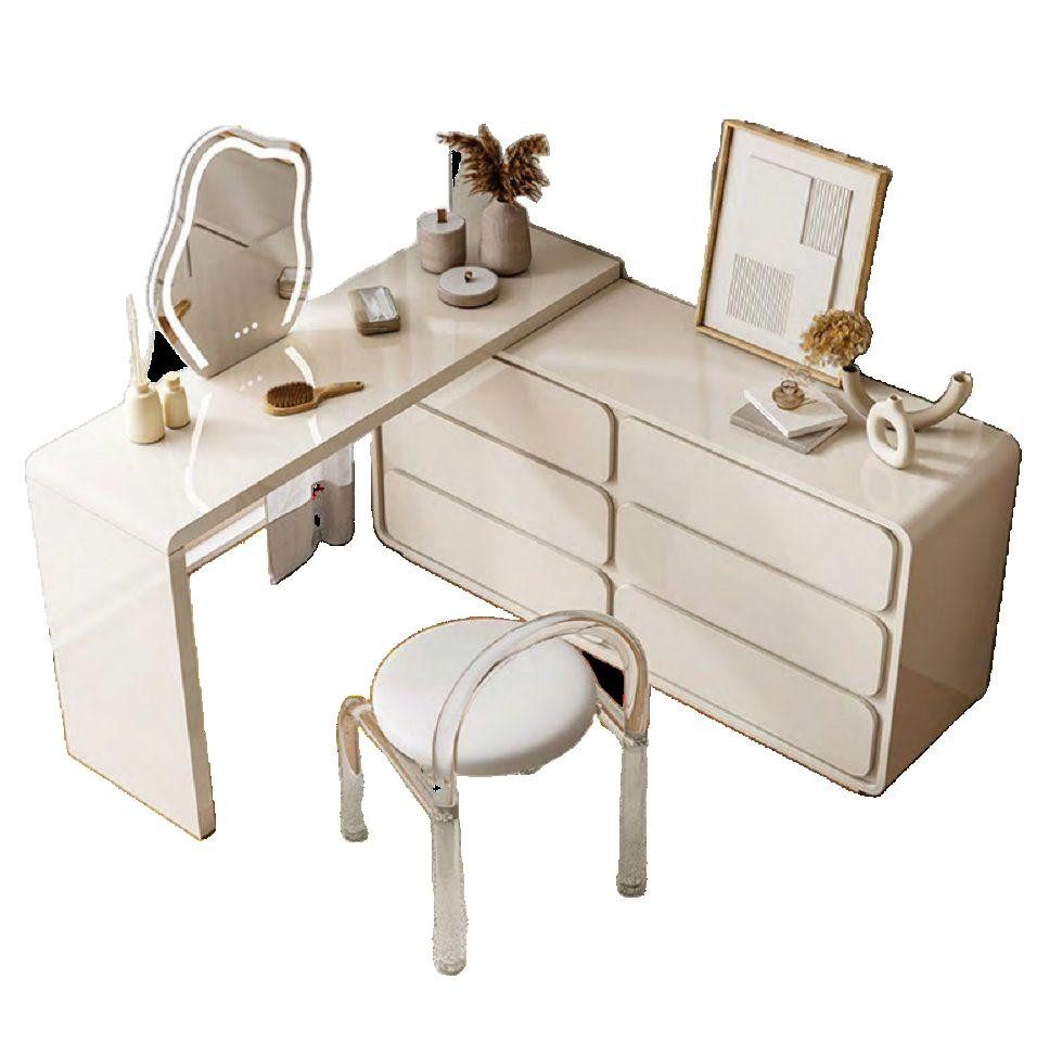JVmoebel Schminktisch Moderner weißer Frisiertisch mit Schubladen und elegantem Design (1-St., Nur Schminktisch), Made in Europa