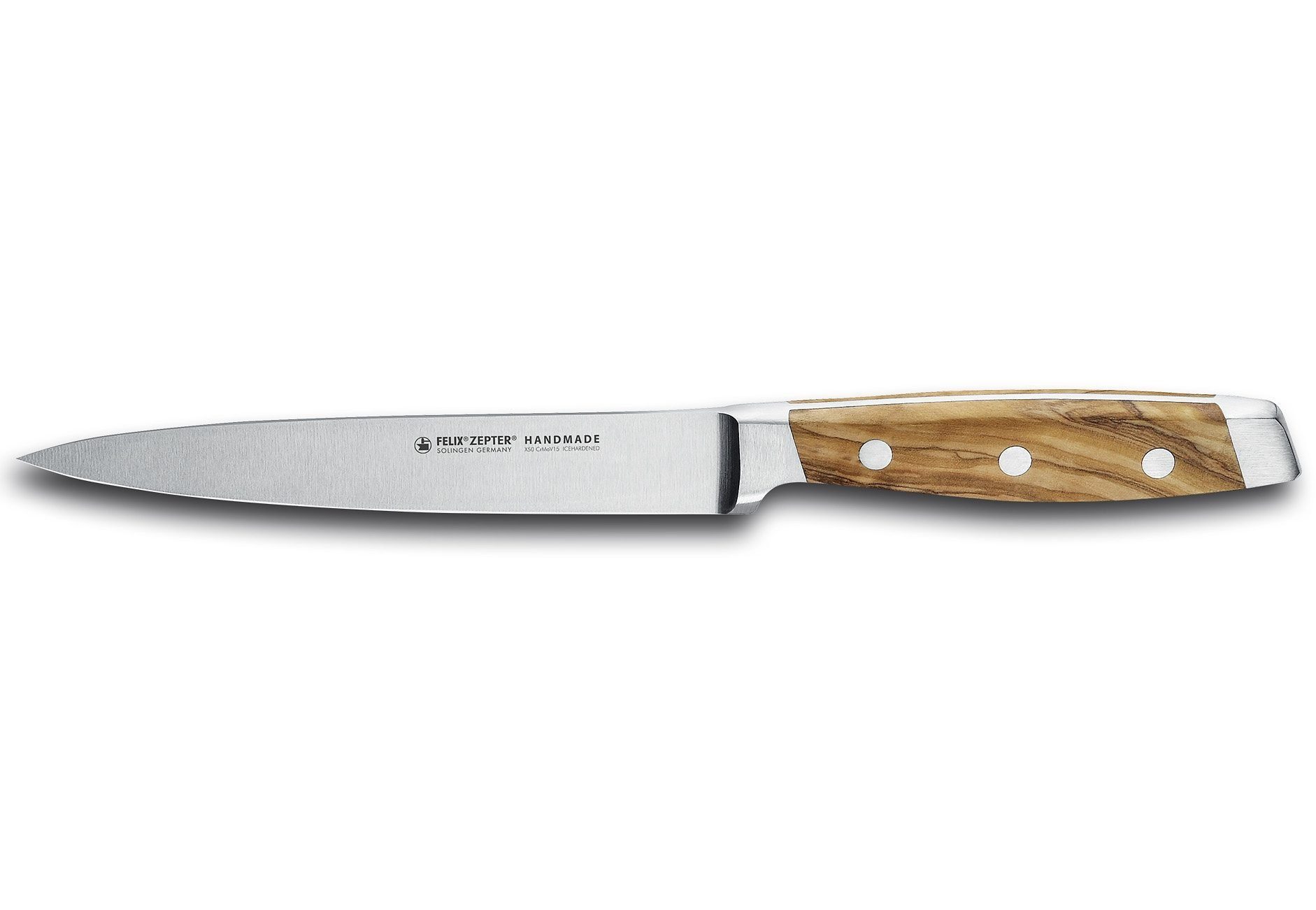 Felix Solingen Allzweckmesser First Class Wood, Handmade in Solingen, Всеskönner