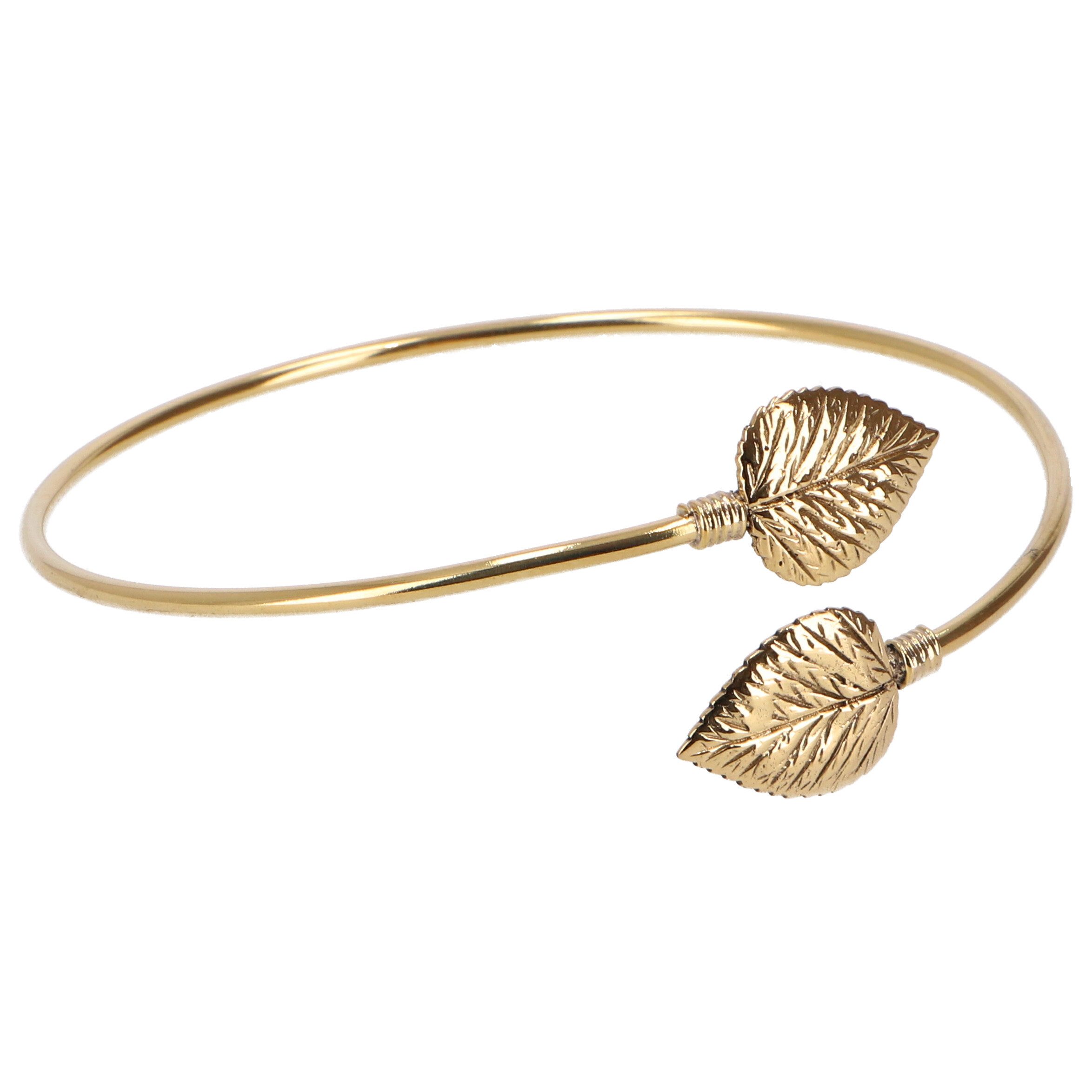 Guru-Shop Armreif Golden Swirl, Arm Manschette, Oberarmband..