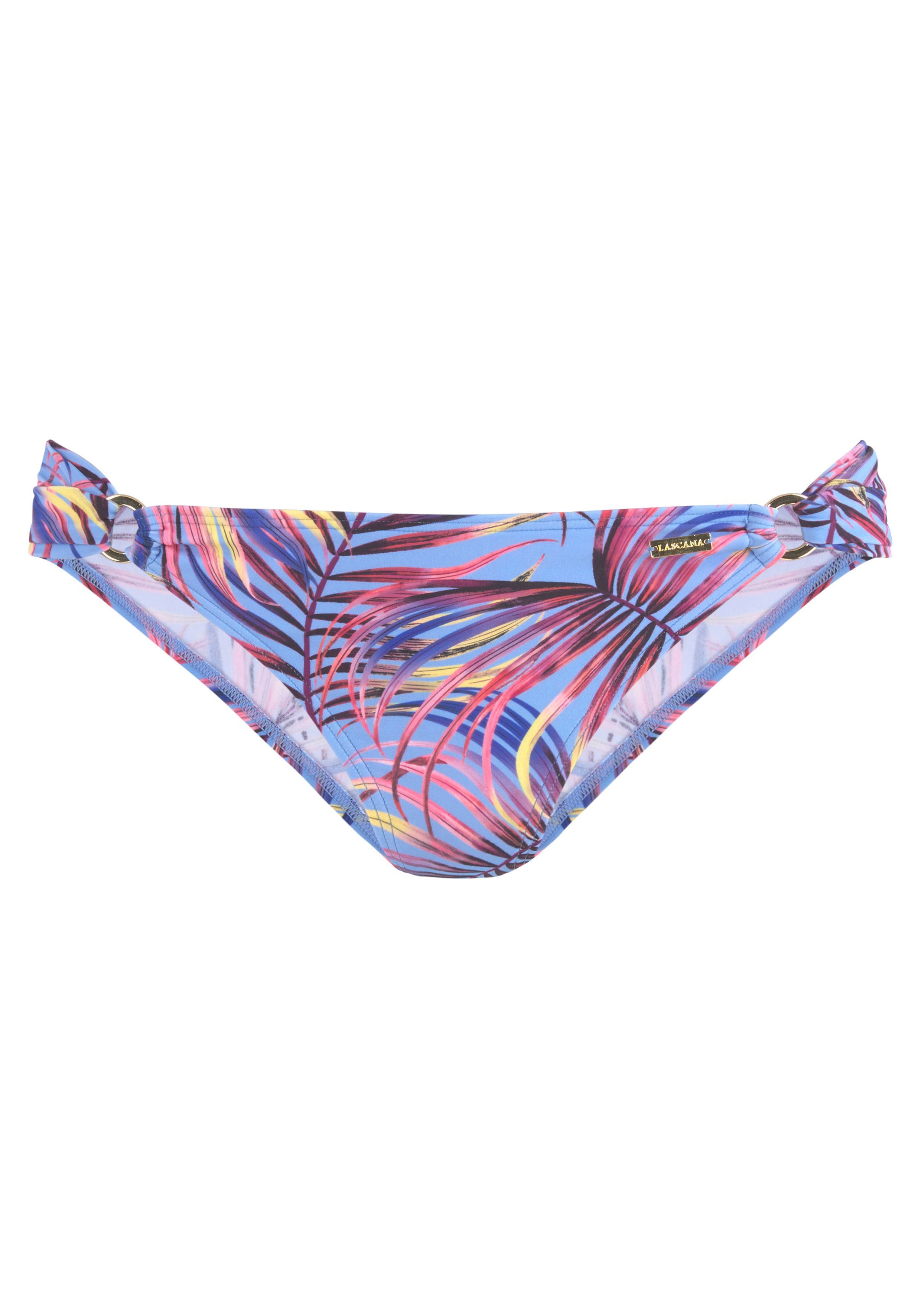 LASCANA Bikini-Hose Breese mit goldfarbenen Zierringen günstig online kaufen