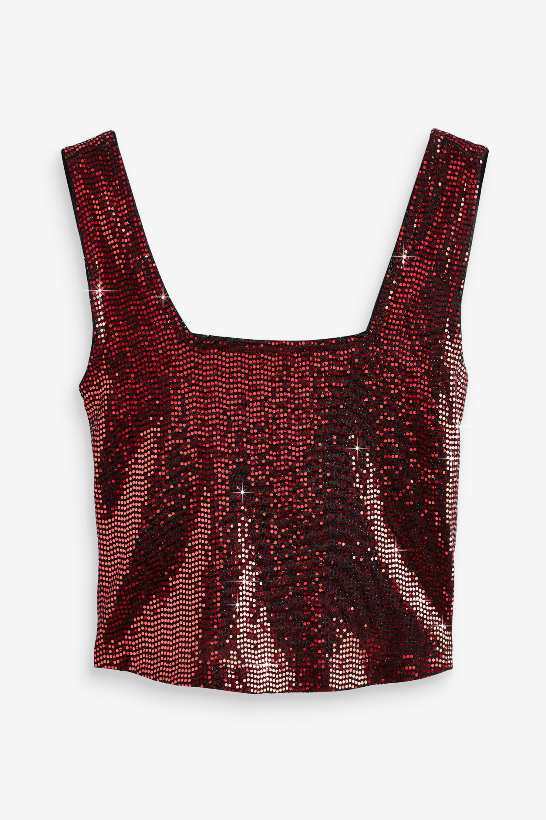 Next Crop-Top Top mit Pailletten (1-tlg) günstig online kaufen