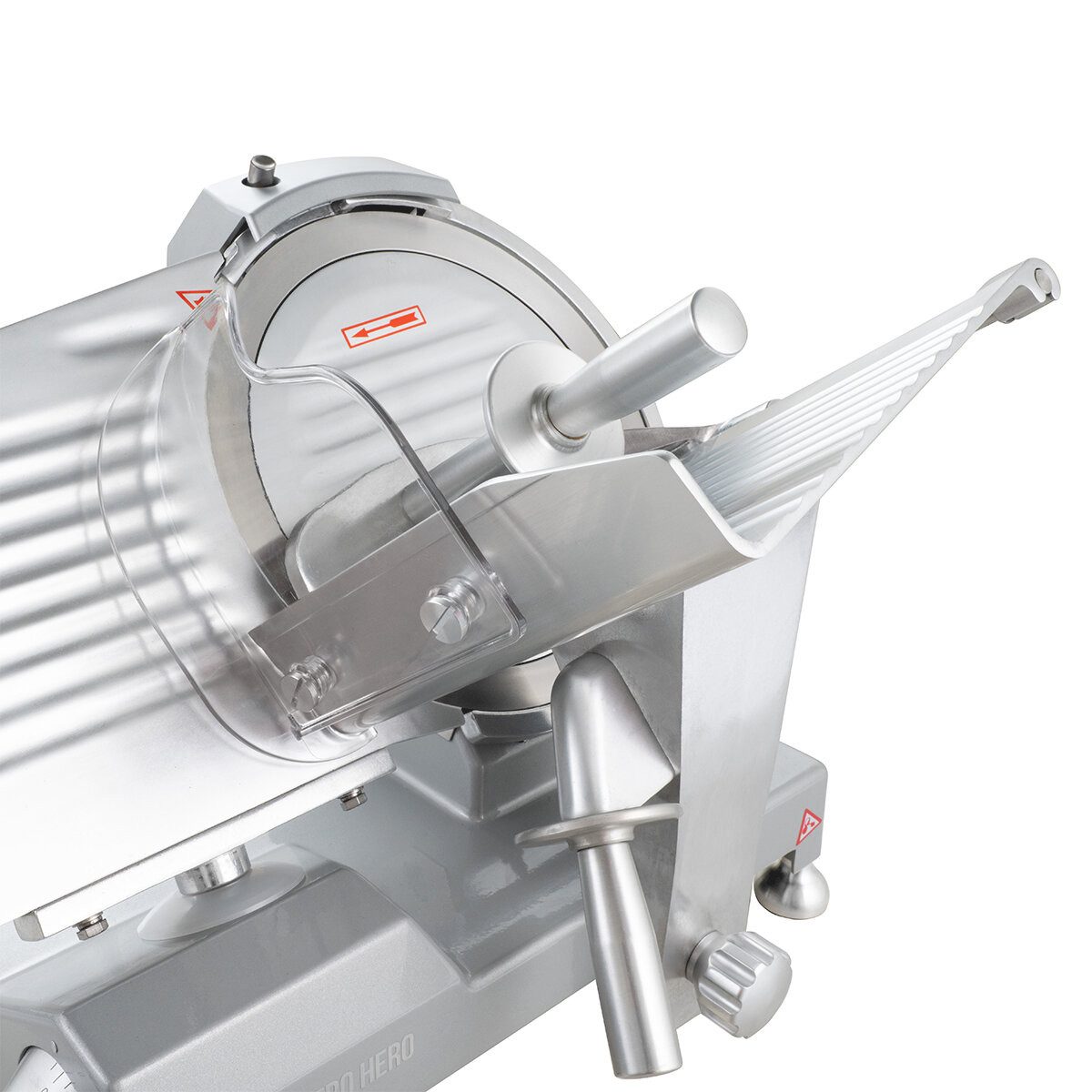 GastroHero Elektromesser Aufschnittmaschine ASM250, Wurstschneidemaschine, 240 W