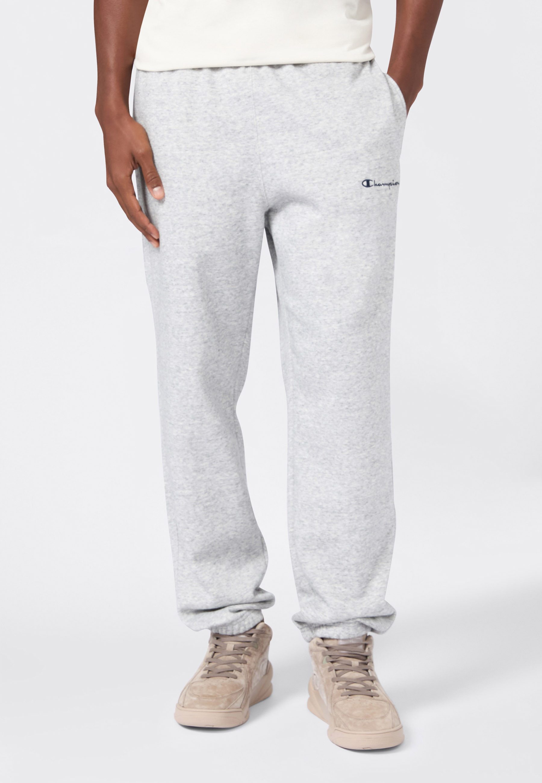 Champion Jogginghose ICONS Fleece Elastic Cuff Pants (1-tlg) sportlicher Stil, für sportliche Aktivitäten und Freizeit