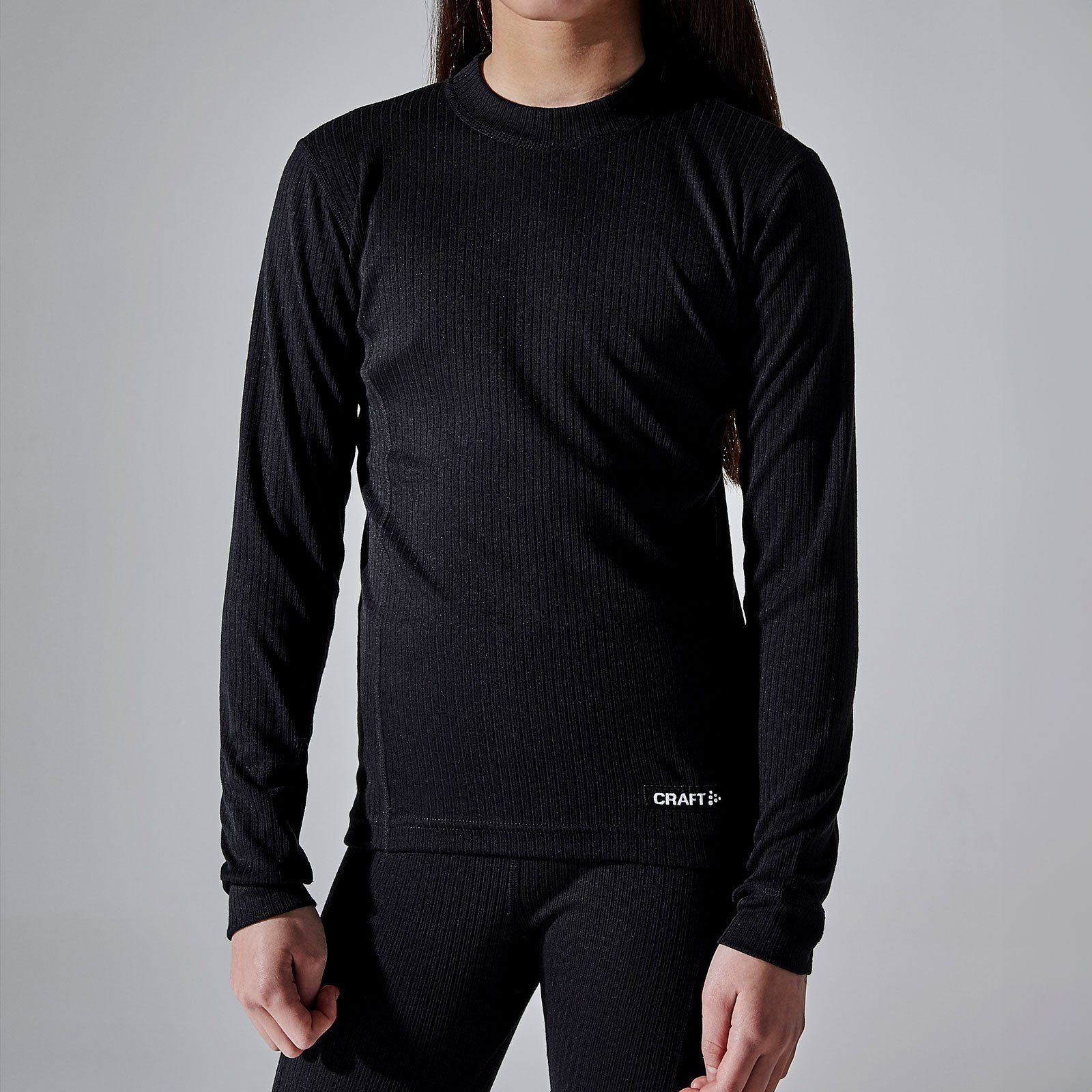 Craft Thermounterhemd Dry Core black mit Quick Junior Set Dry Baselayer Eigenschaften 999000