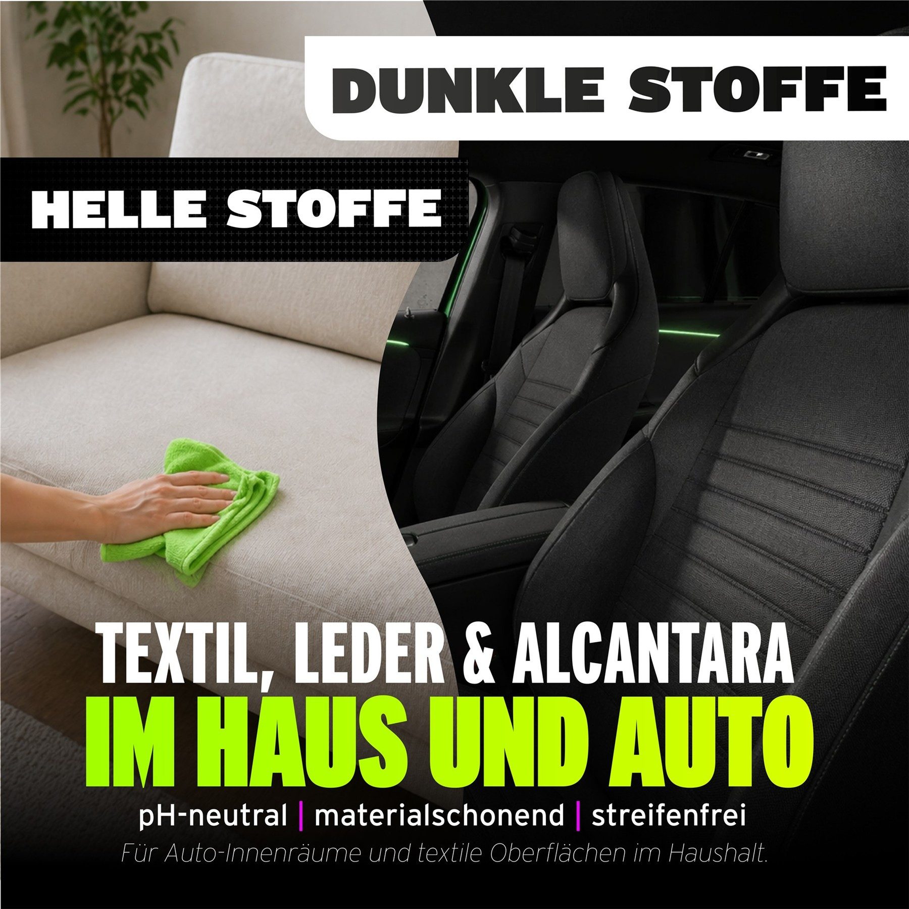autopflege Koch Chemie Pol Star Textil- Leder- & Alcantarareiniger Set Auto-Reinigungsmittel (Auto Innenpflege, Reinigung & Pflege)