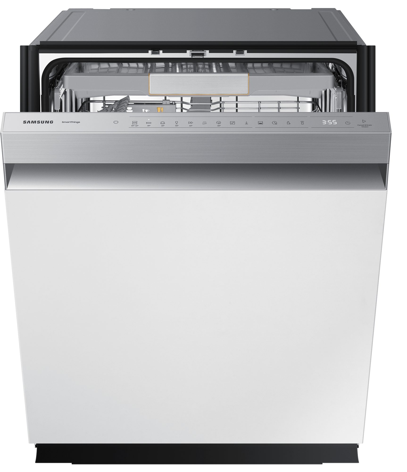 Samsung teilintegrierbarer Geschirrspüler DW60CG880SSLEG, 14 Maßgedecke