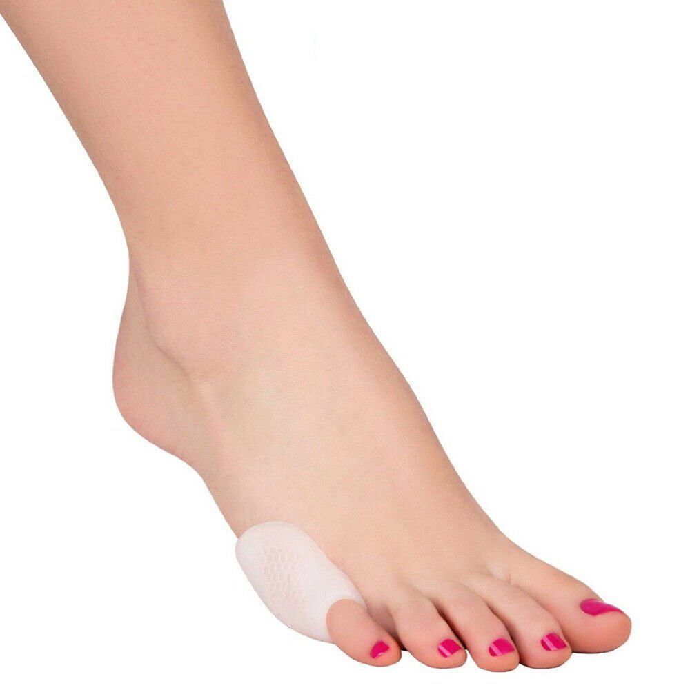 COOL-i ® Zehenkorrektor Zehenkorrektor für Kleinzehen,2 Paar Silikon-Zehenschutz gegen Reibung, Druck & Hornhaut – orthopädisch, waschbar & wiederverwendbar