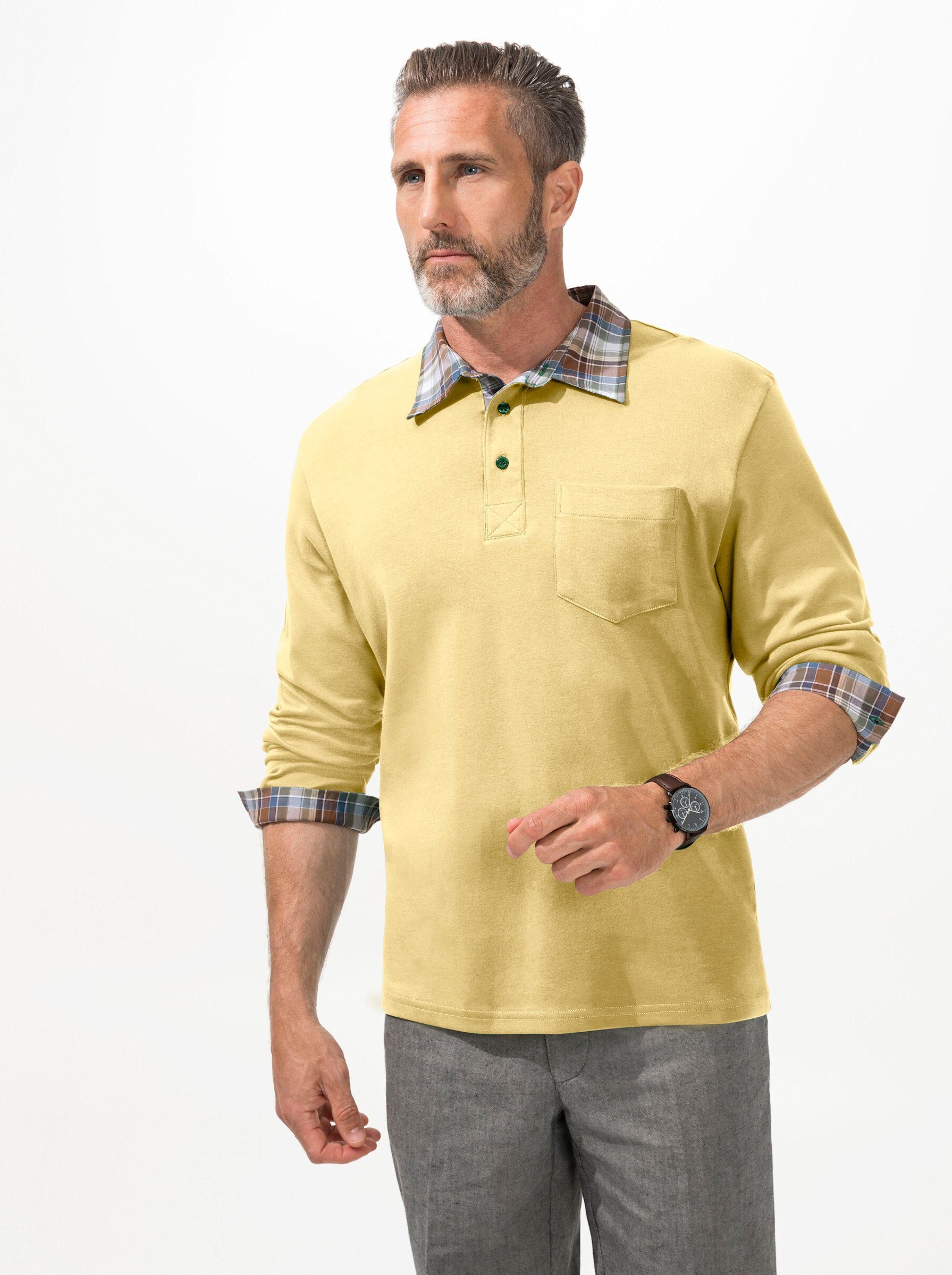 Witt T-Shirt Langarm-Poloshirt