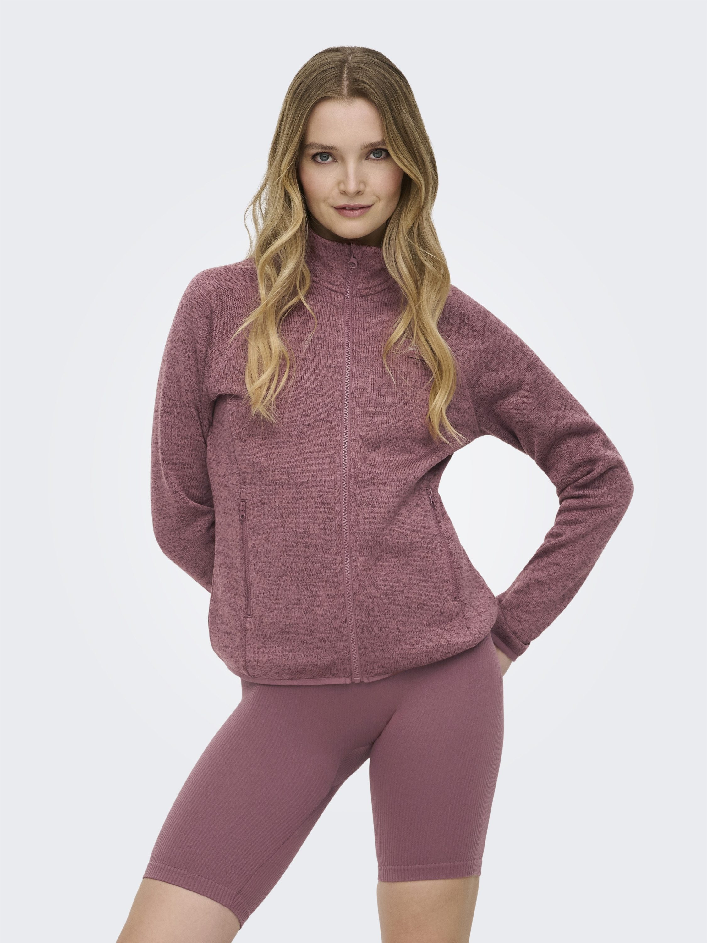 ONLY Play Strickfleecejacke lLS KNIT FLEECE JCK