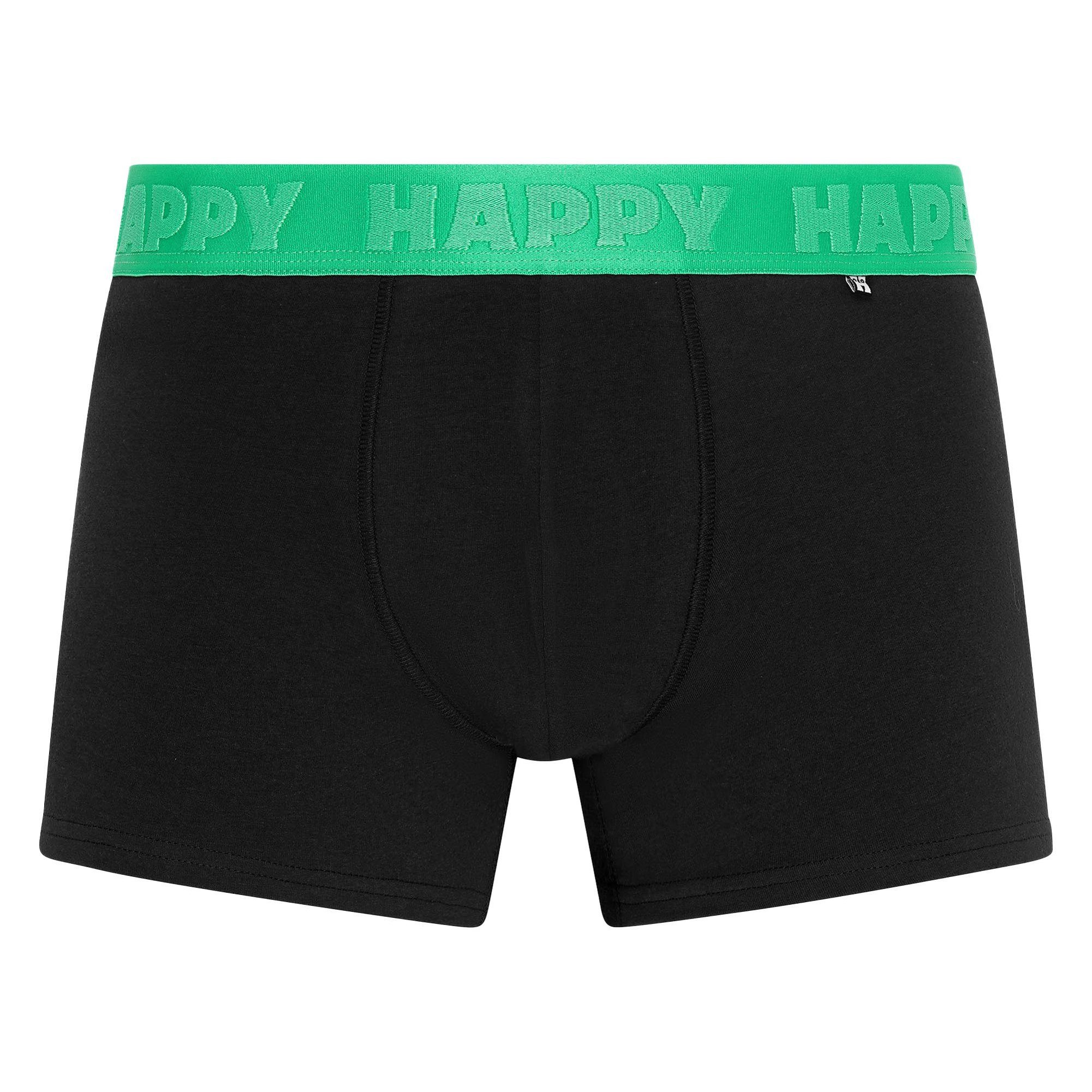 Happy Socks Boxer Herren Boxershort 3er Pack Baumwolle Boxers 3-Pack (Packung, 3er Pack)