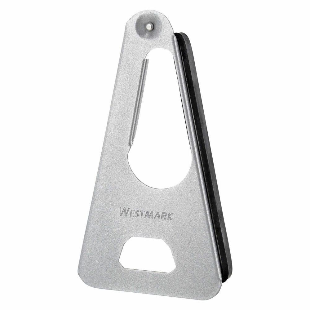 WESTMARK Dosenöffner in Retro-Verpackung, Stahl/Gummi, Twist, Silber, Vielzwecköffner