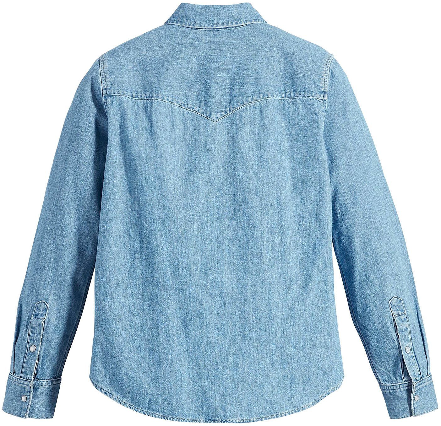 Levi's® Jeansbluse ESSENTIAL WESTERN mit Brusttaschen mit Druckknöpfen