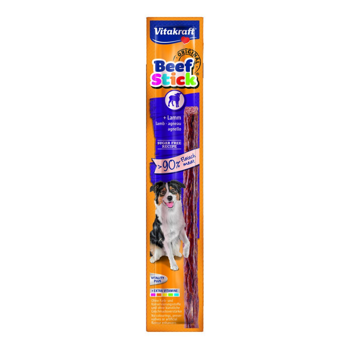 Vitakraft Beef Stick Original Lamm, 50 x 12g, Snack für: Hunde