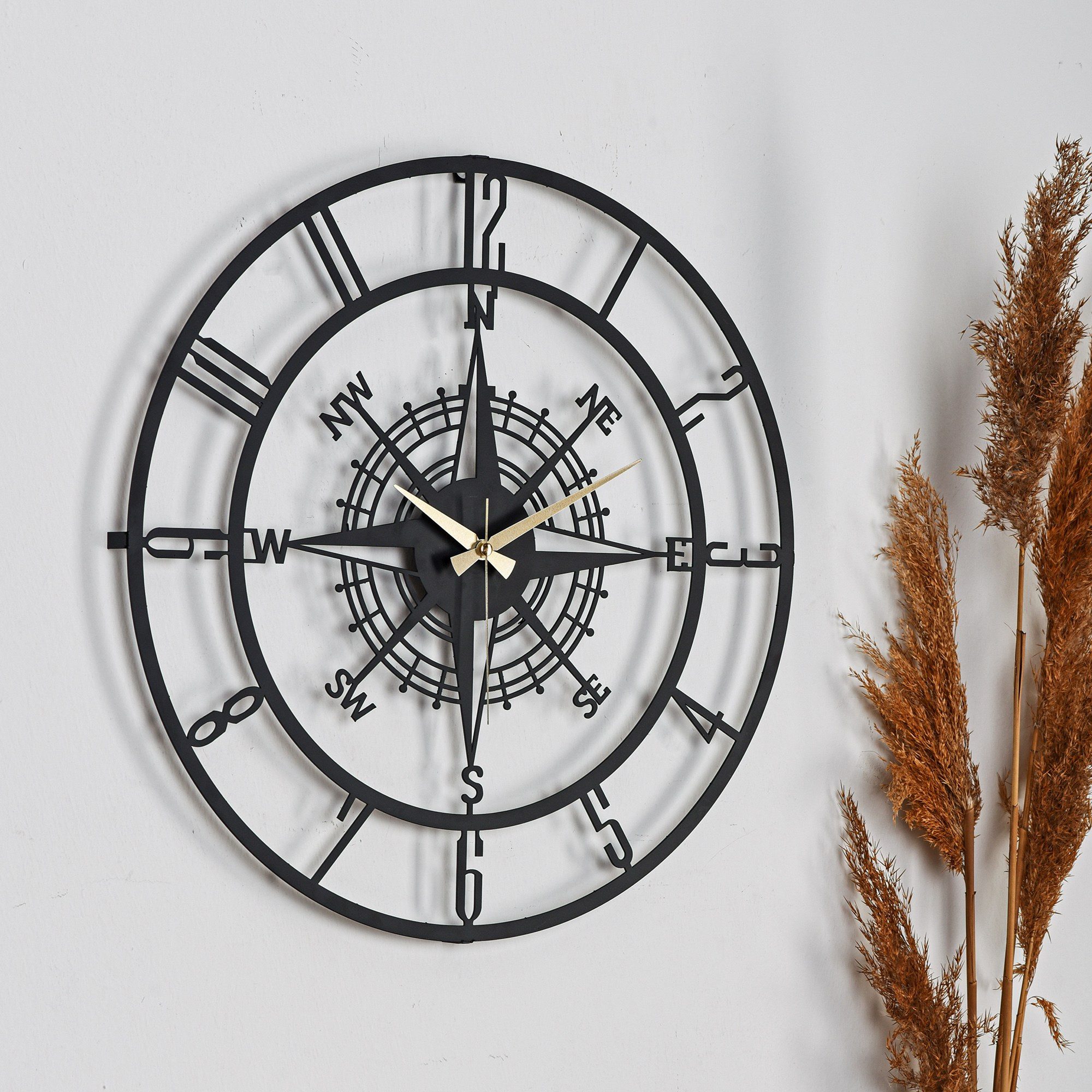 Wallity Wanduhr 100% METAL, 41 x günstig online kaufen