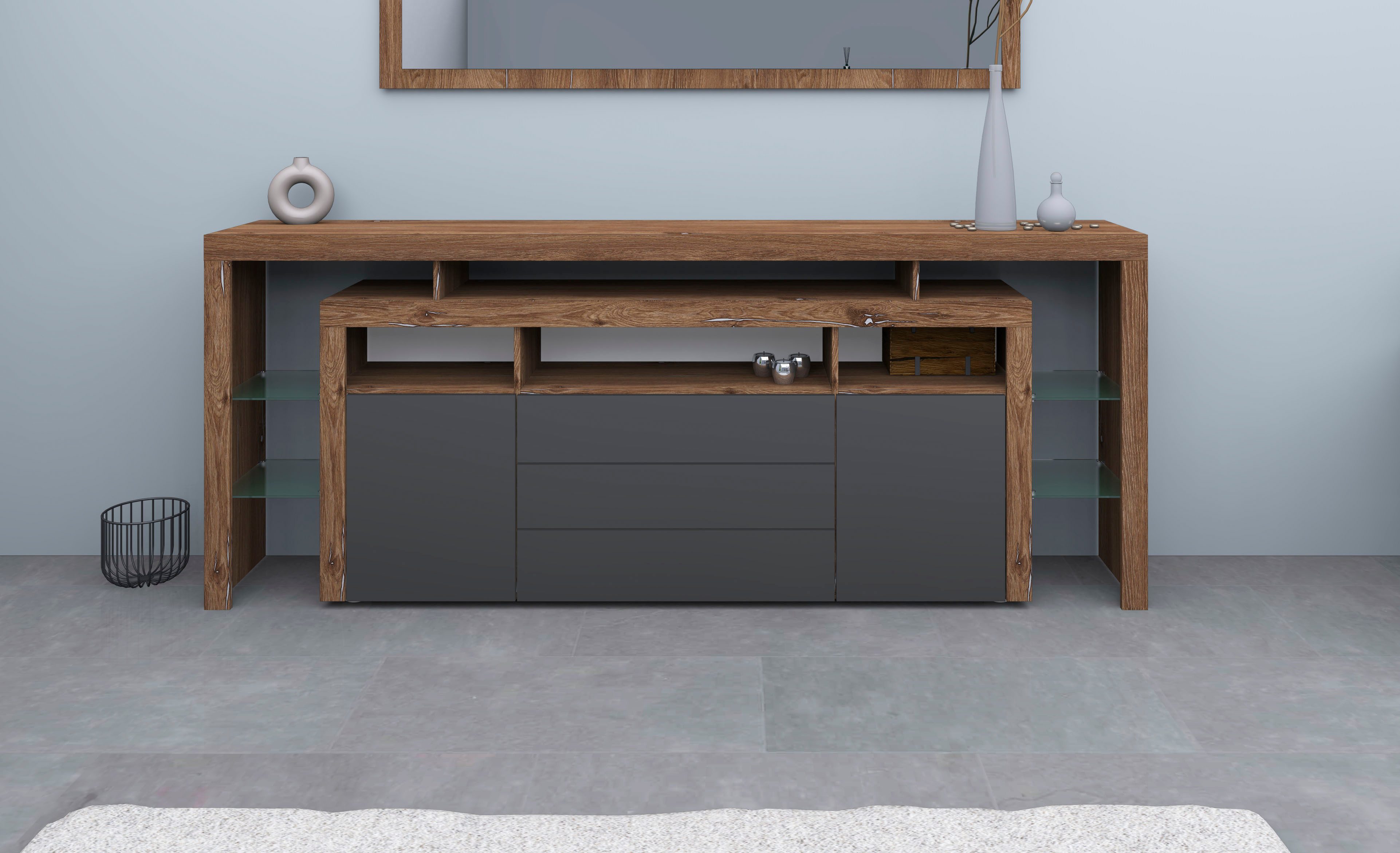borchardt Möbel Sideboard Rosario, Breite 220 cm