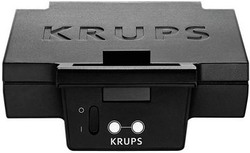 Krups Sandwichmaker FDK451, 850 W, antihaftbeschichtete Platten, Aufheiz- und Temperaturkontrollleuchte