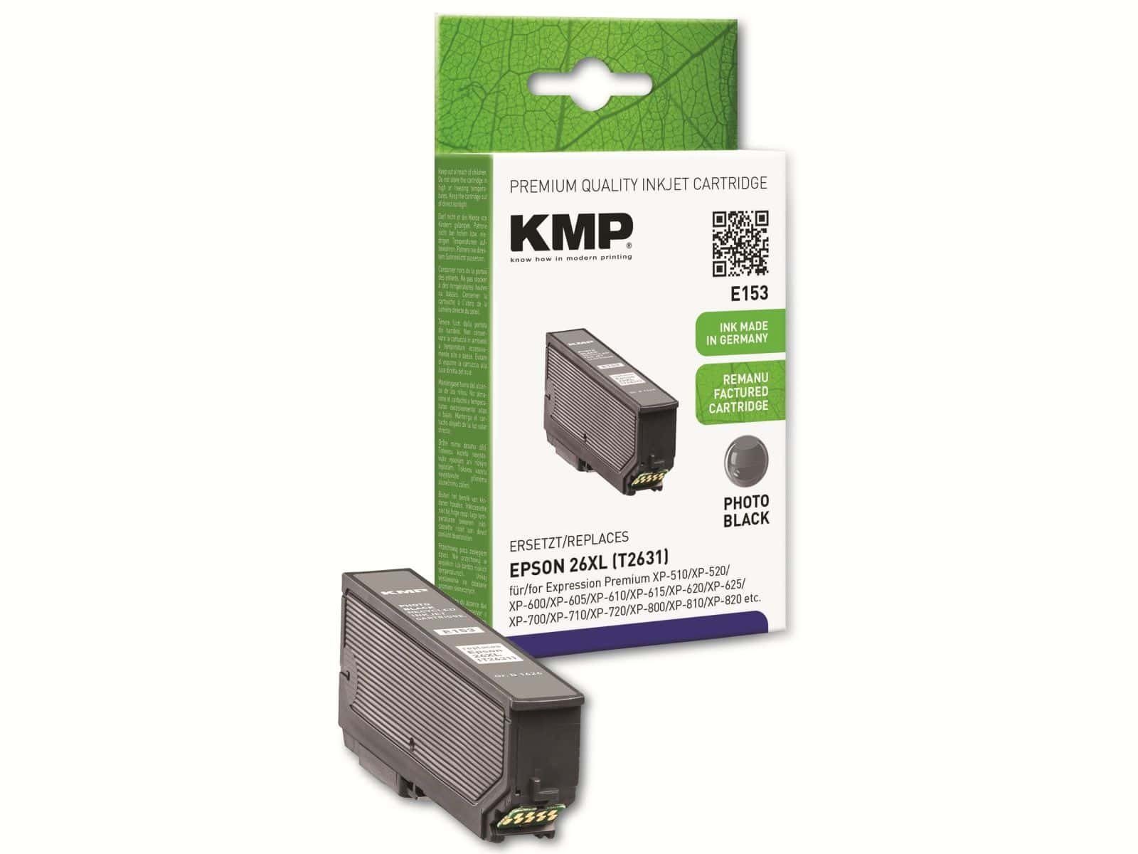 KMP KMP Tintenpatrone kompatibel für Epson 26XL Tintenpatrone