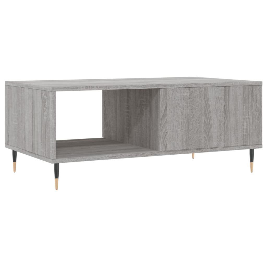 vidaXL Sonoma Grau Couchtisch Grau Sonoma Grau Holzwerkstoff cm | 90x50x36,5 Couchtisch Sonoma (1-St)