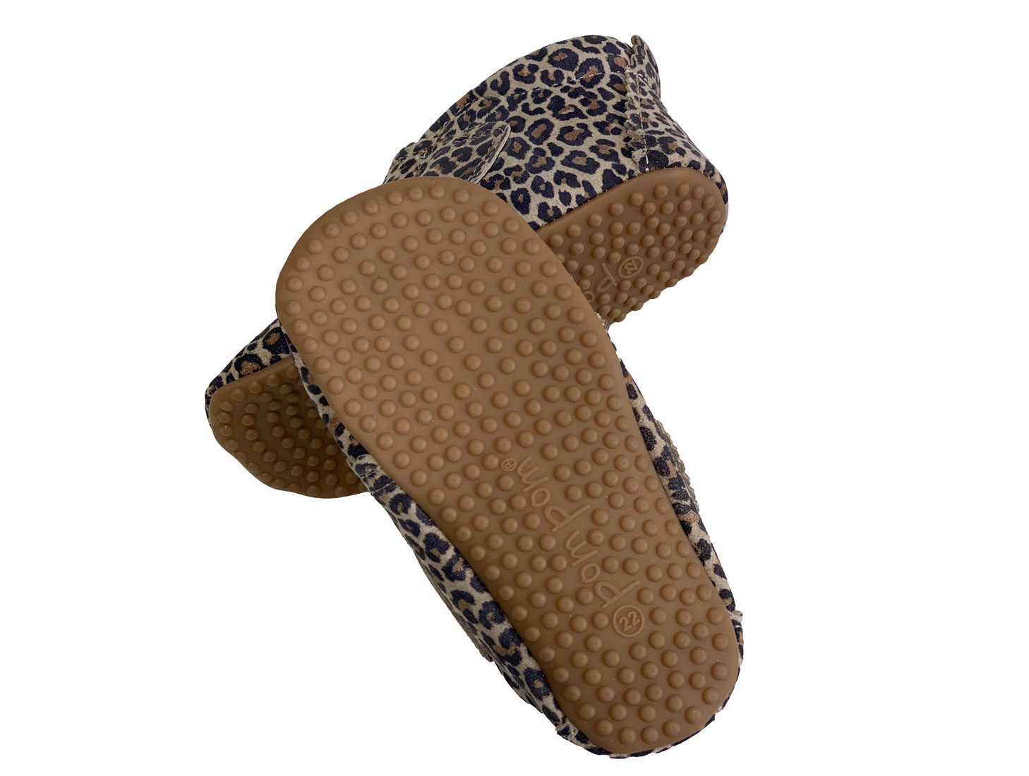 pom pom Pom Pom Beginners Barfuß Hausschuhe Leder Krabbelschuh