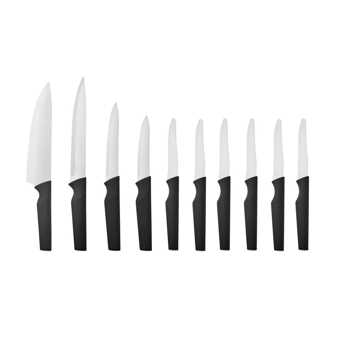 Karaca Universalküchenmesser Karaca Dr.Inox Bundle 10 Teiliges Messerset Brotmesser Gemüsemesser