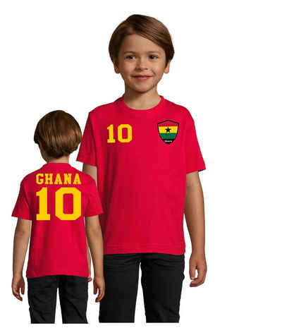 Blondie & Brownie T-Shirt Kinder Ghana Afrika Cup Sport Trikot Fußball Football Meister WM