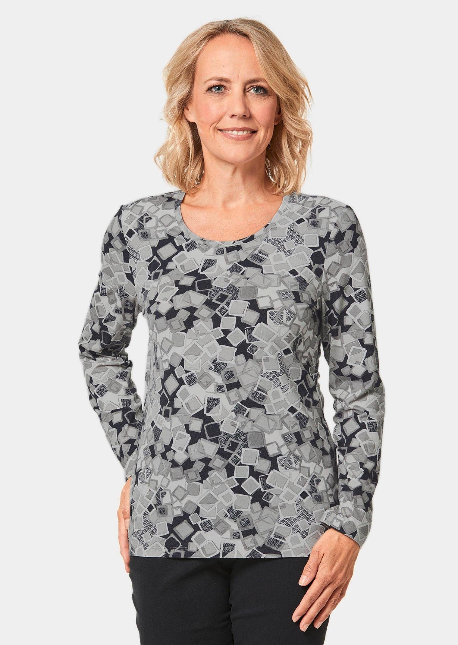 GOLDNER Print-Shirt Flauschig, weiches Druckshirt