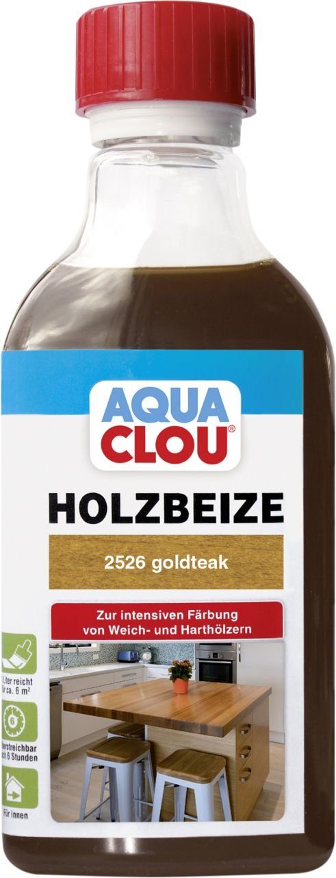 Aqua Clou Holzbeize Aqua Holzbeize goldteak ml Clou 250